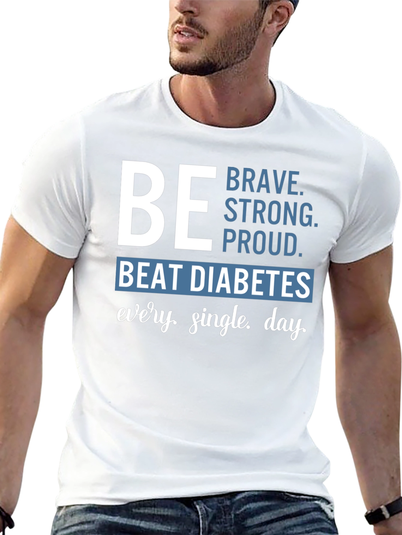 Be Brave Diabetes Awareness T-Shirt