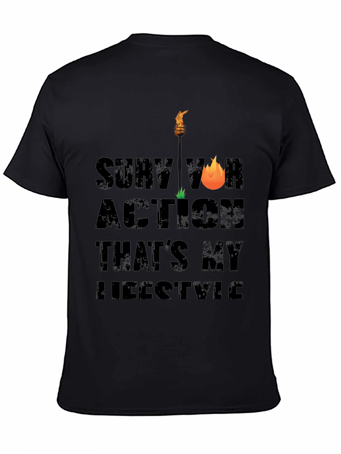 Survivor Action Lifestyle Graphic Tee