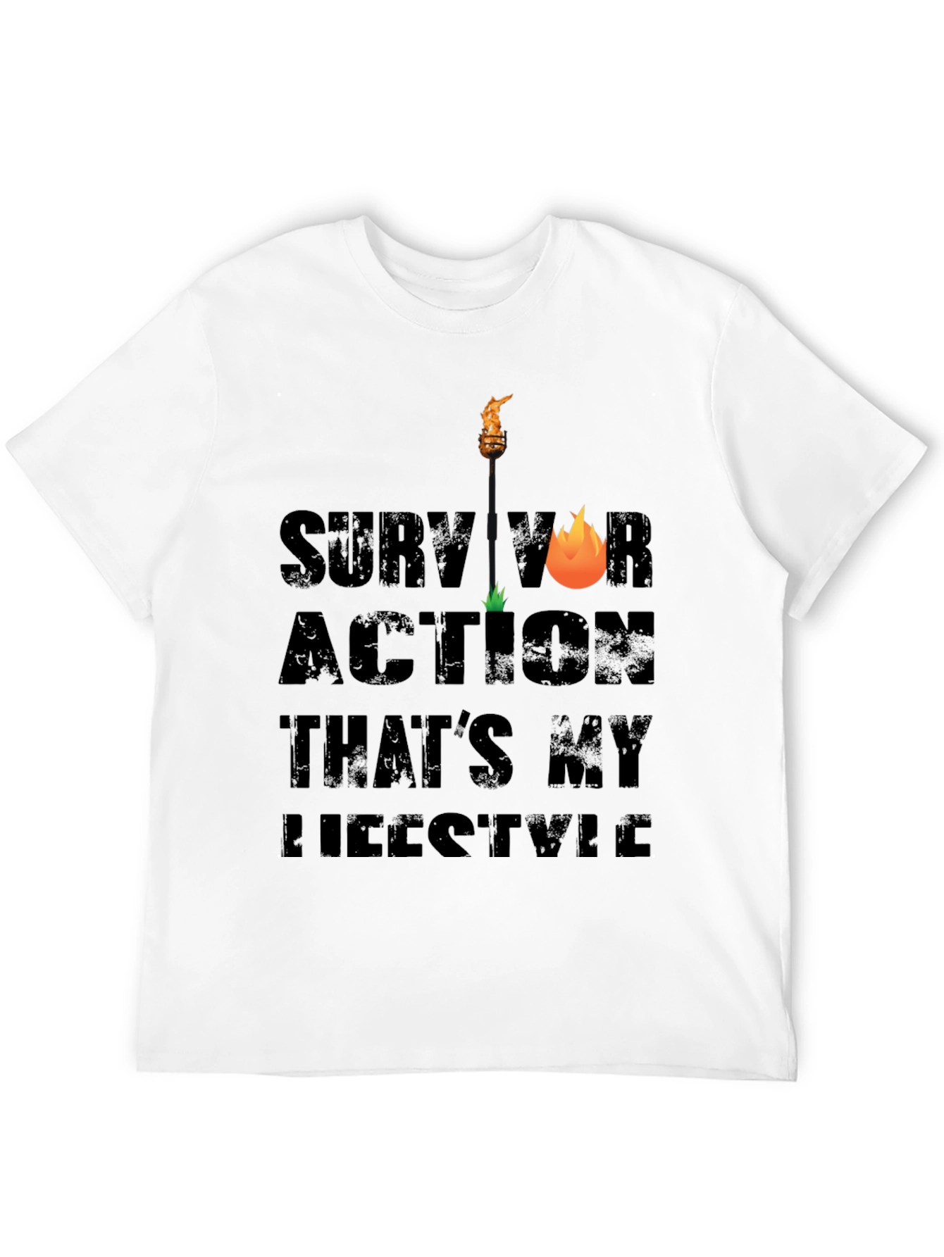 Survivor Action Lifestyle Graphic Tee