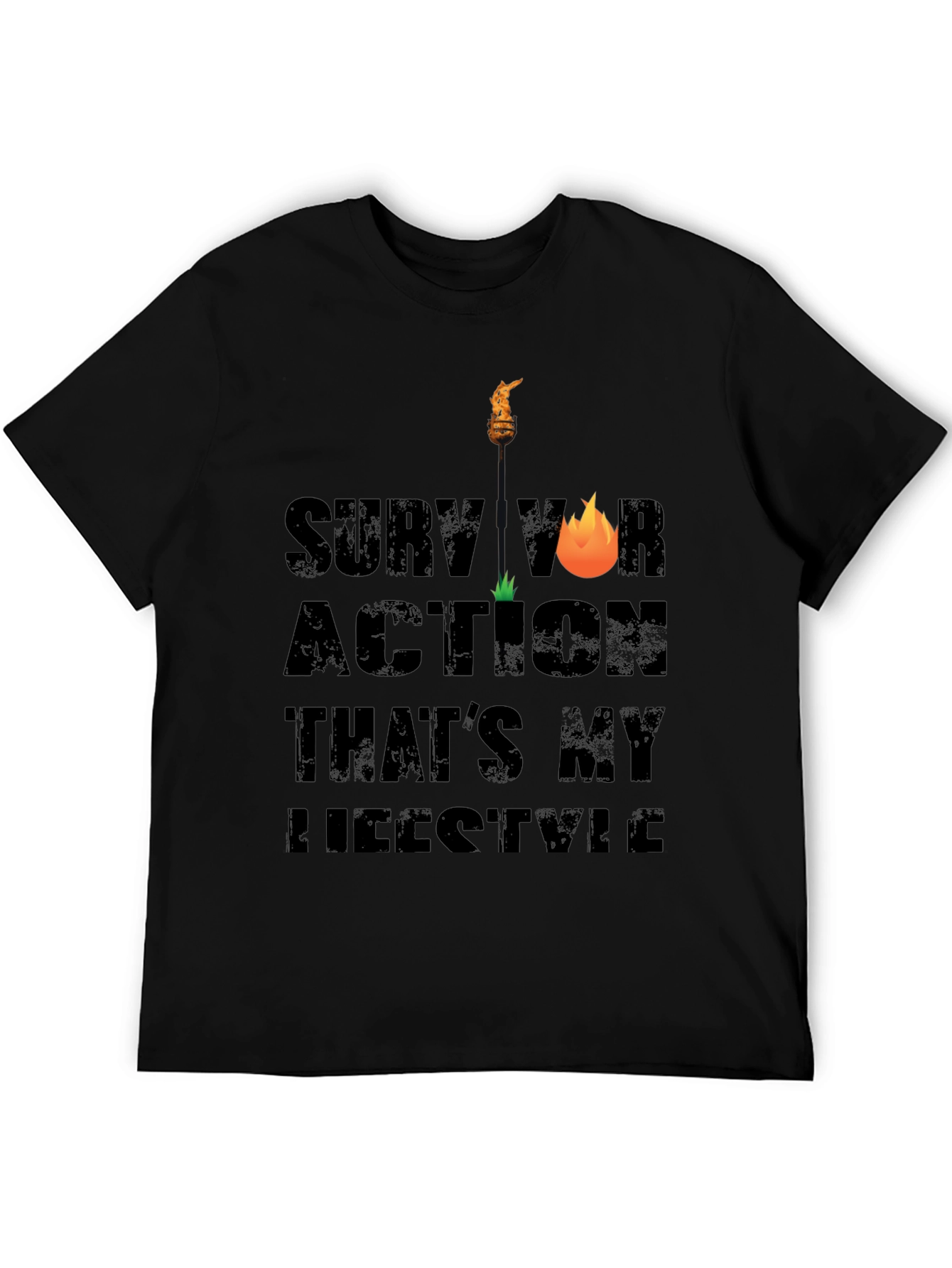 Survivor Action Lifestyle Graphic Tee