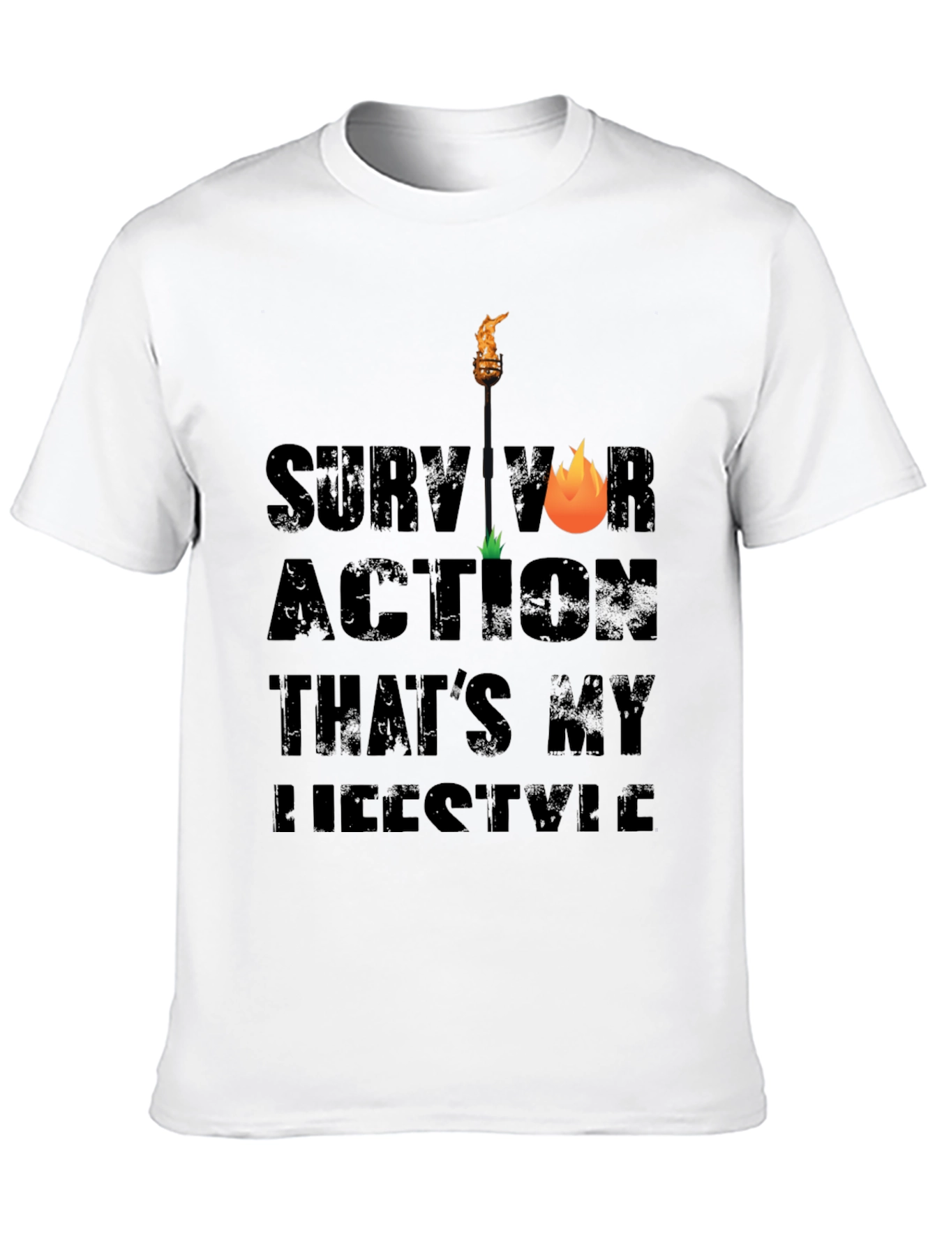 Survivor Action Lifestyle Graphic Tee
