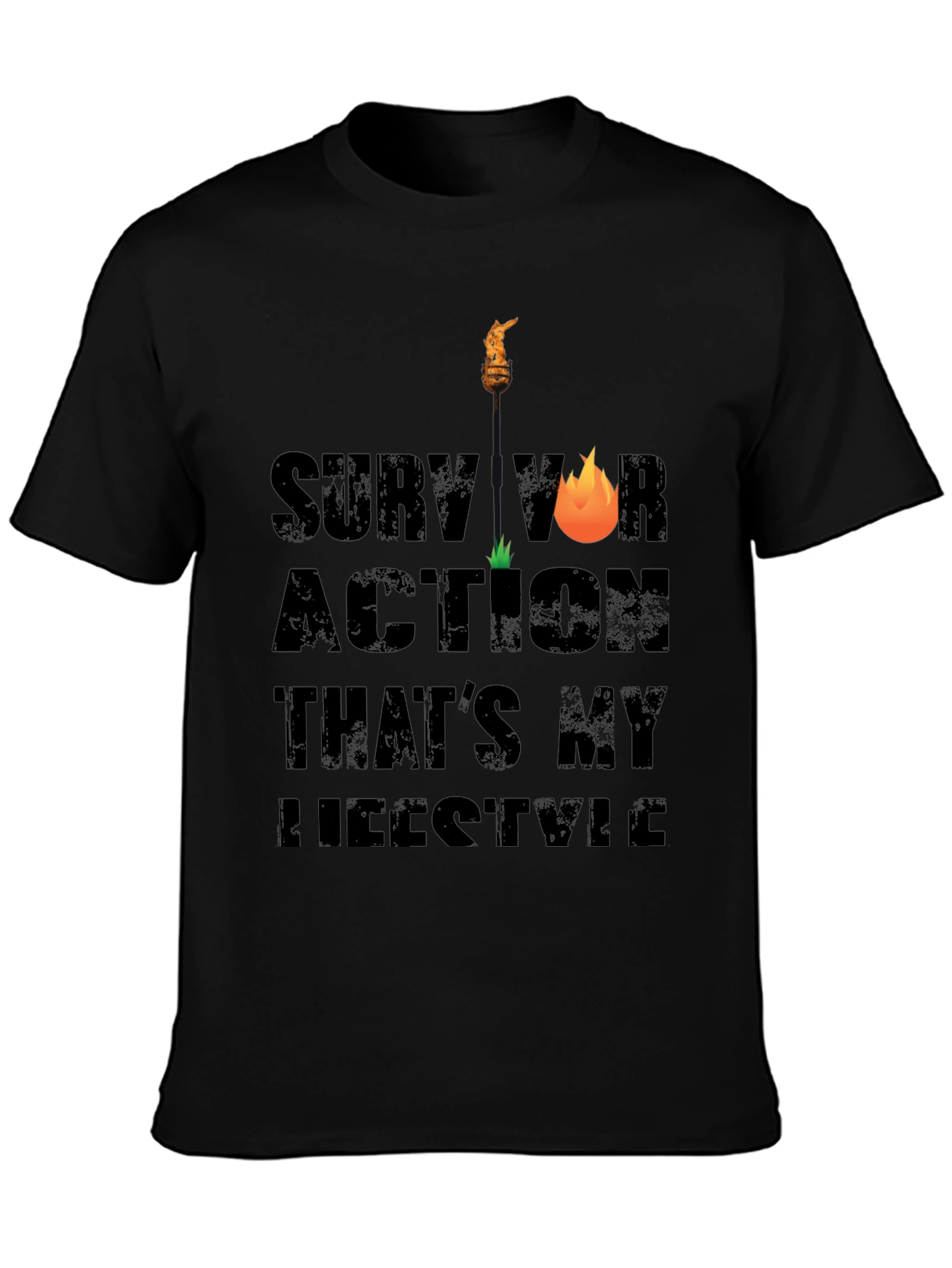 Survivor Action Lifestyle Graphic Tee