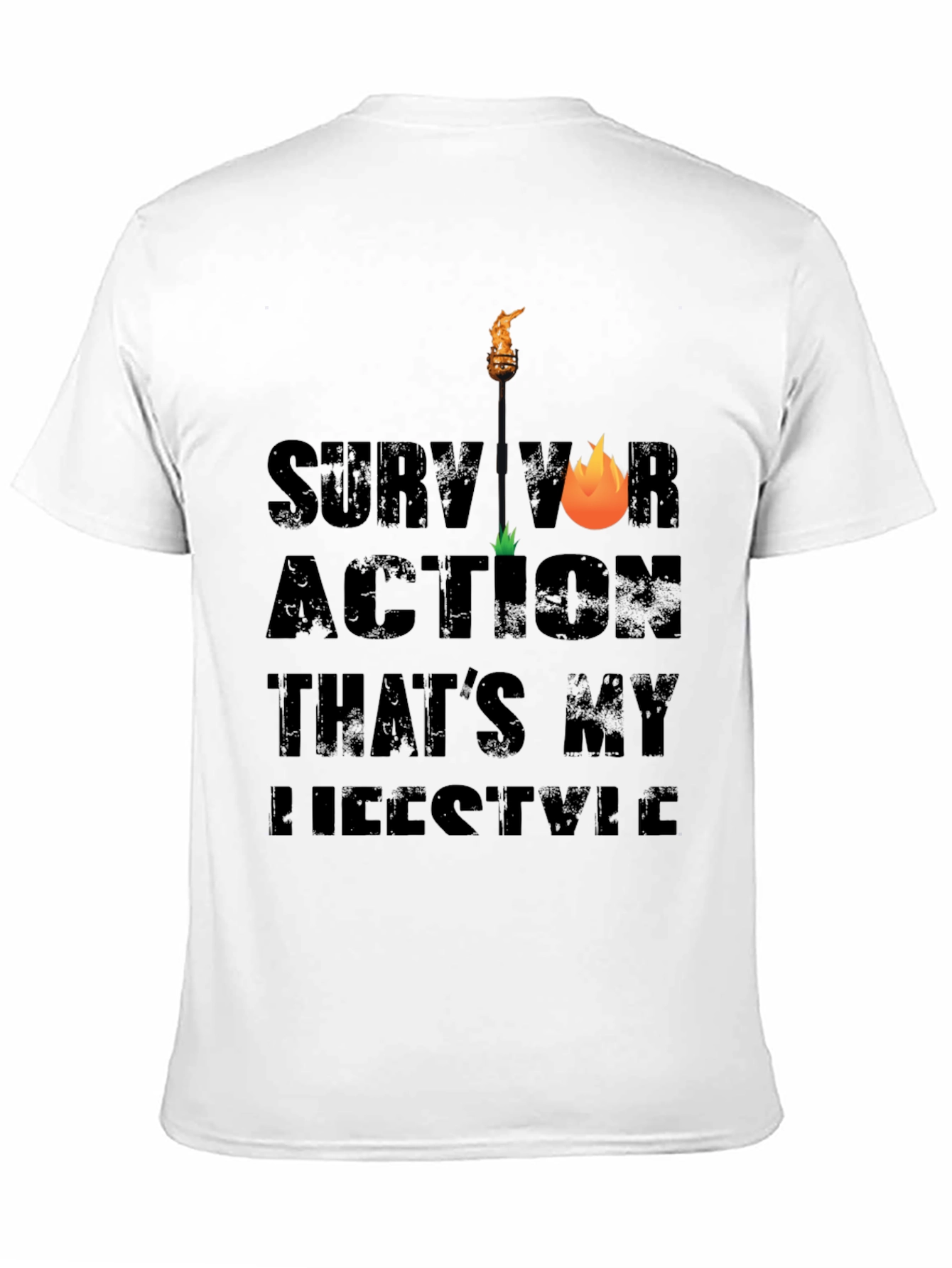 Survivor Action Lifestyle Graphic Tee
