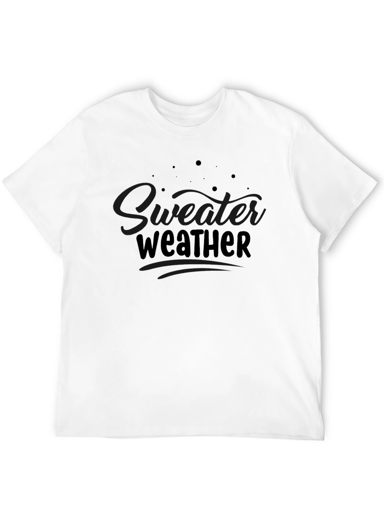 Sweater Weather Black T-Shirt