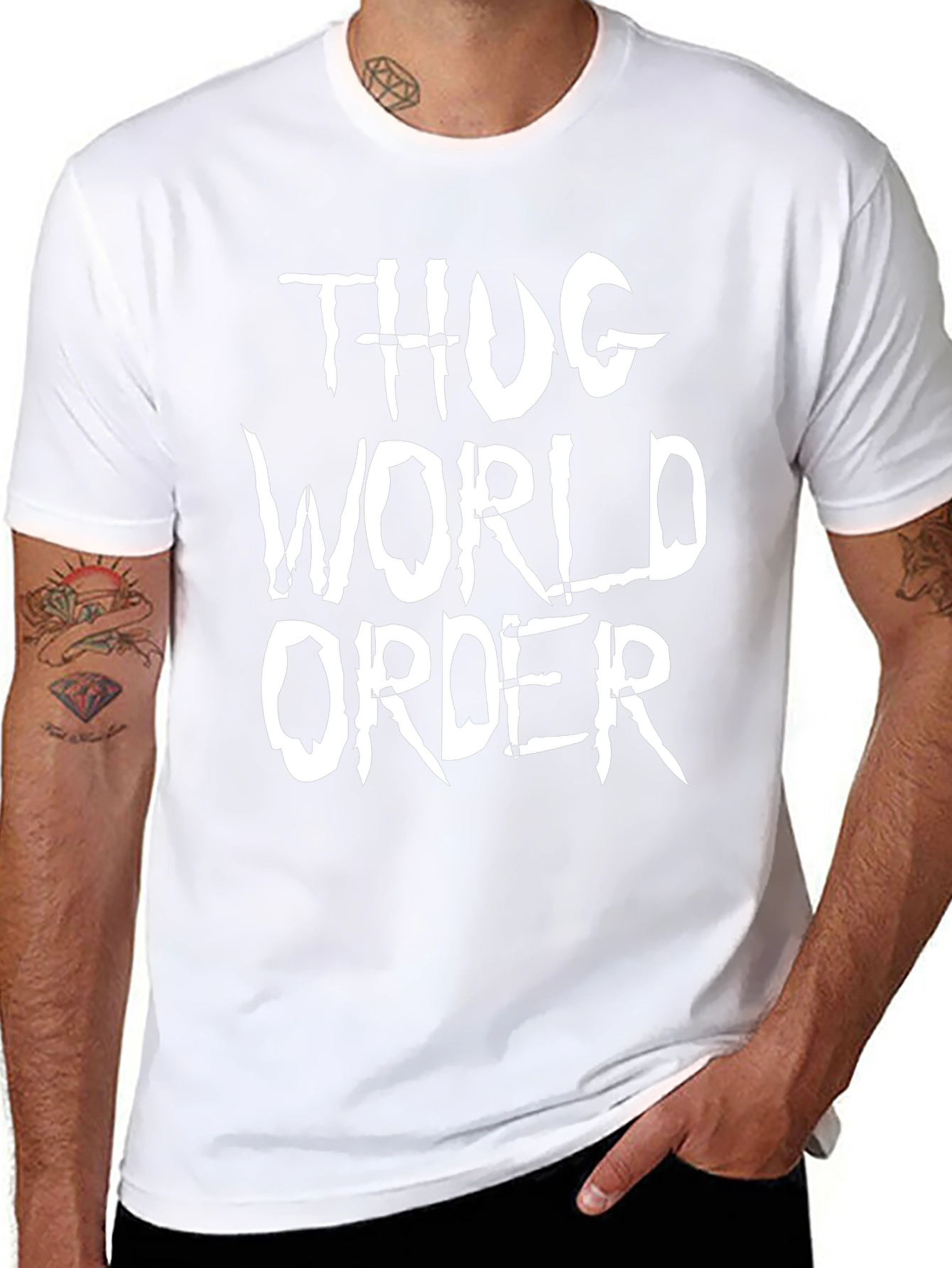 Thug World Order Graphic T-Shirt