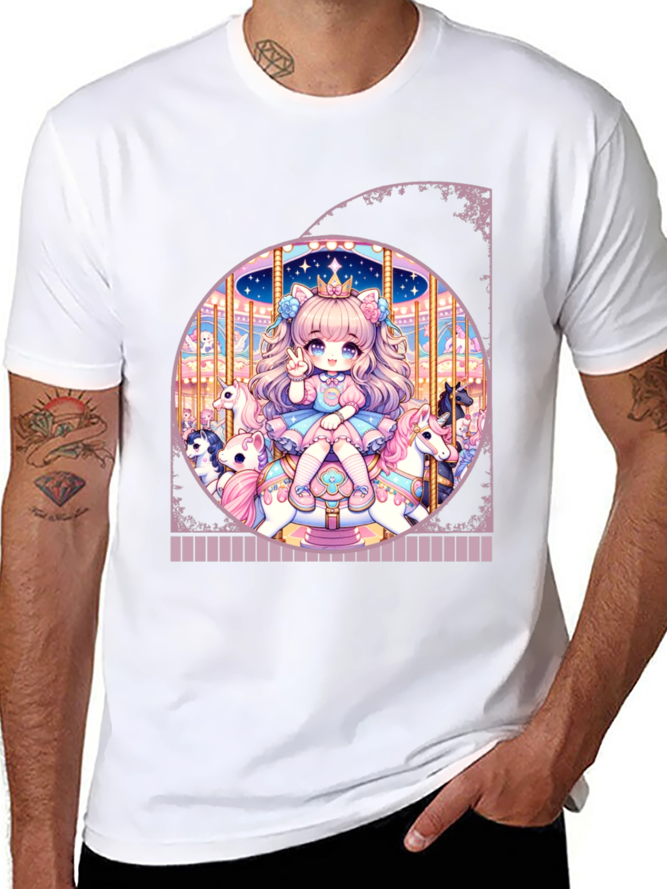 Anime Carousel T-Shirt
