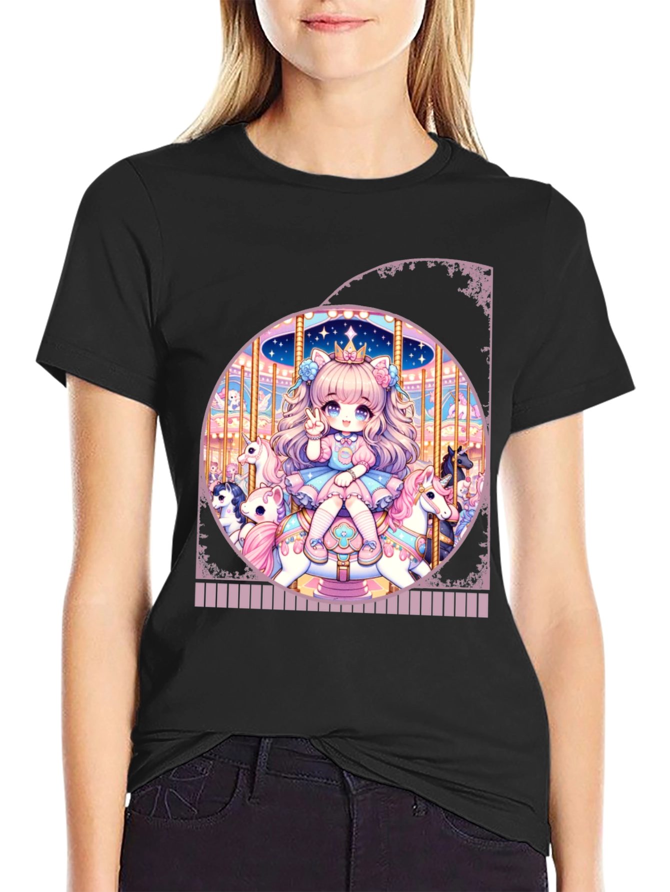Anime Carousel T-Shirt