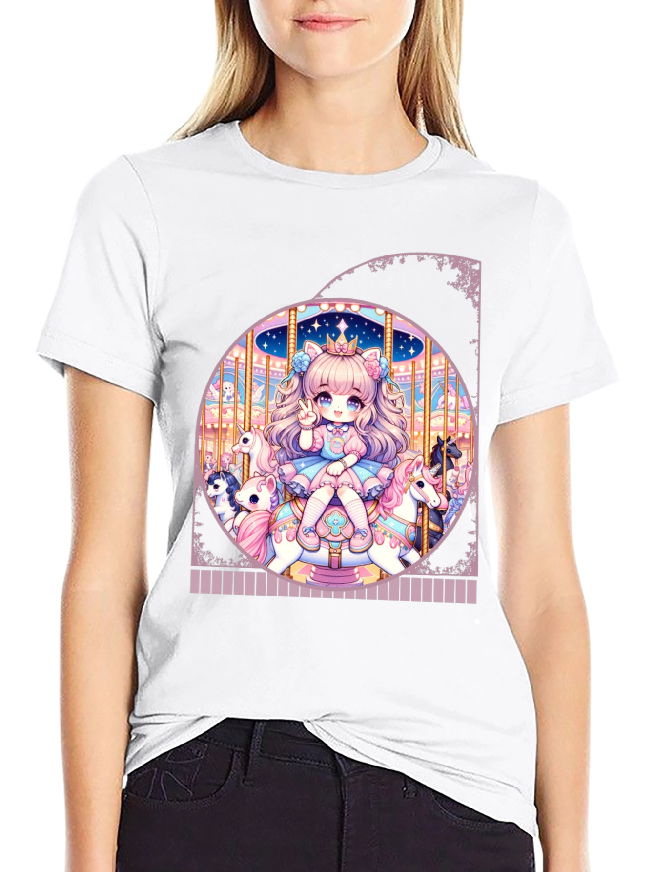 Anime Carousel T-Shirt