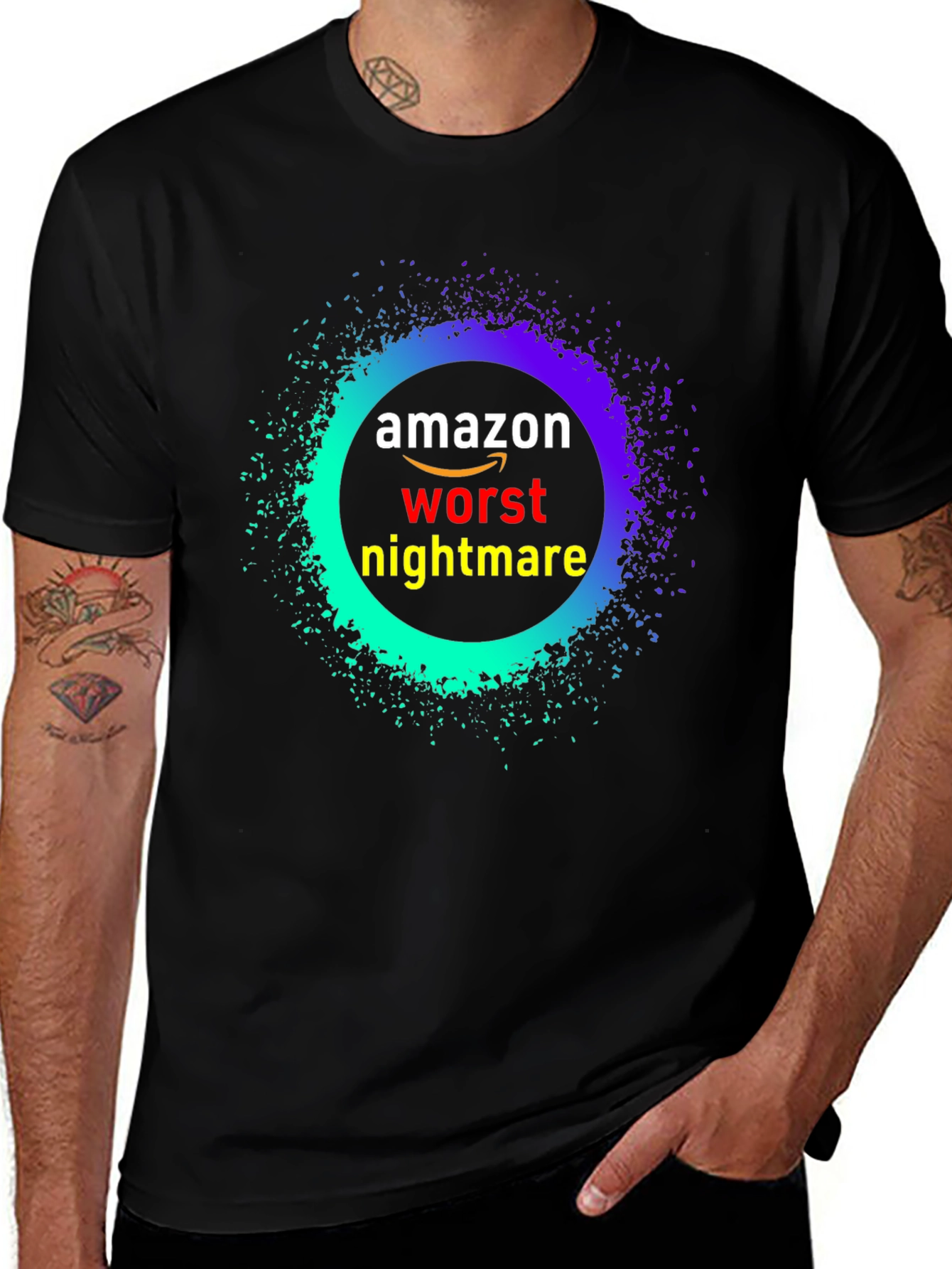Amazon Worst Nightmare Graphic Tee - Black