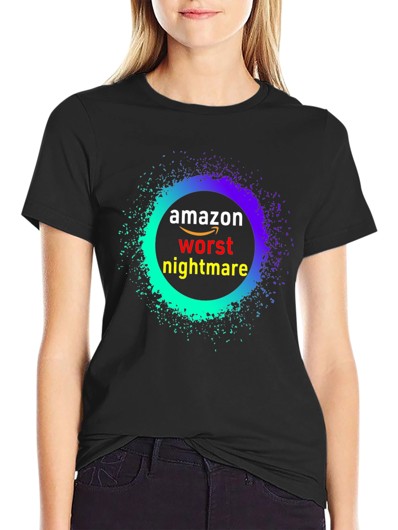 Amazon Worst Nightmare Graphic Tee - Black