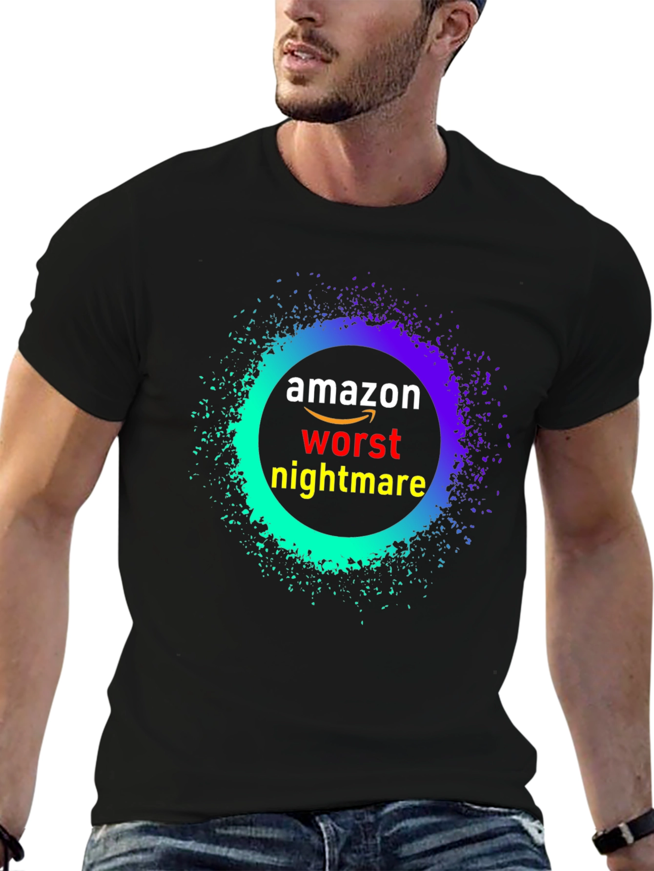 Amazon Worst Nightmare Graphic Tee - Black