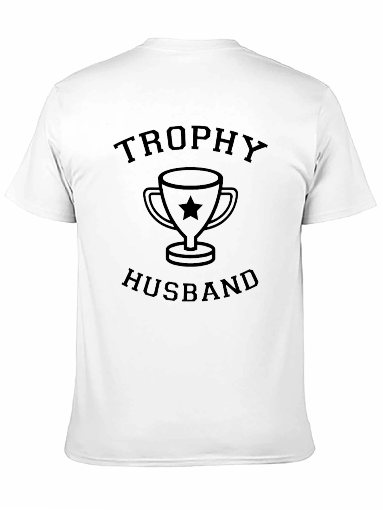 Trophy Husband Graphic T-Shirt - Black