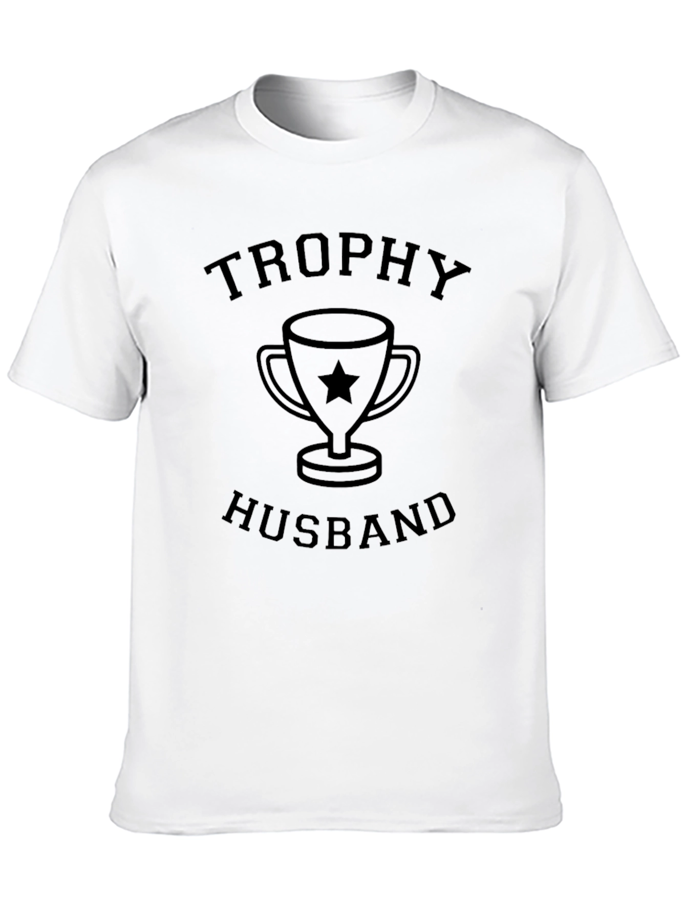 Trophy Husband Graphic T-Shirt - Black