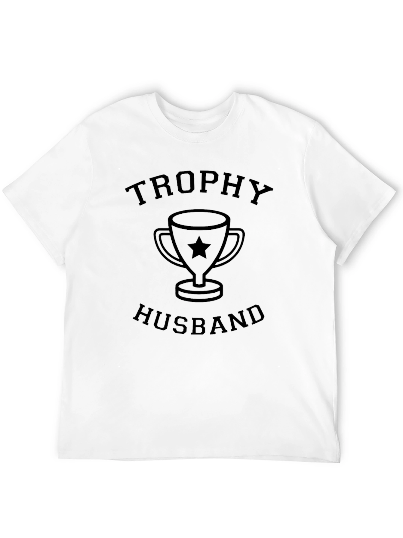 Trophy Husband Graphic T-Shirt - Black