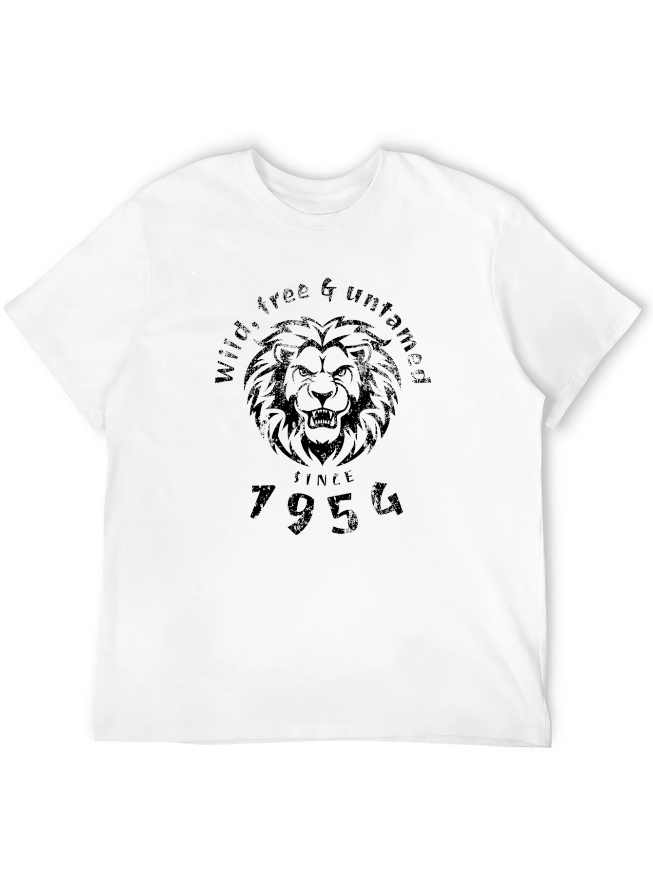Wild Free & Untamed Lion Graphic Tee