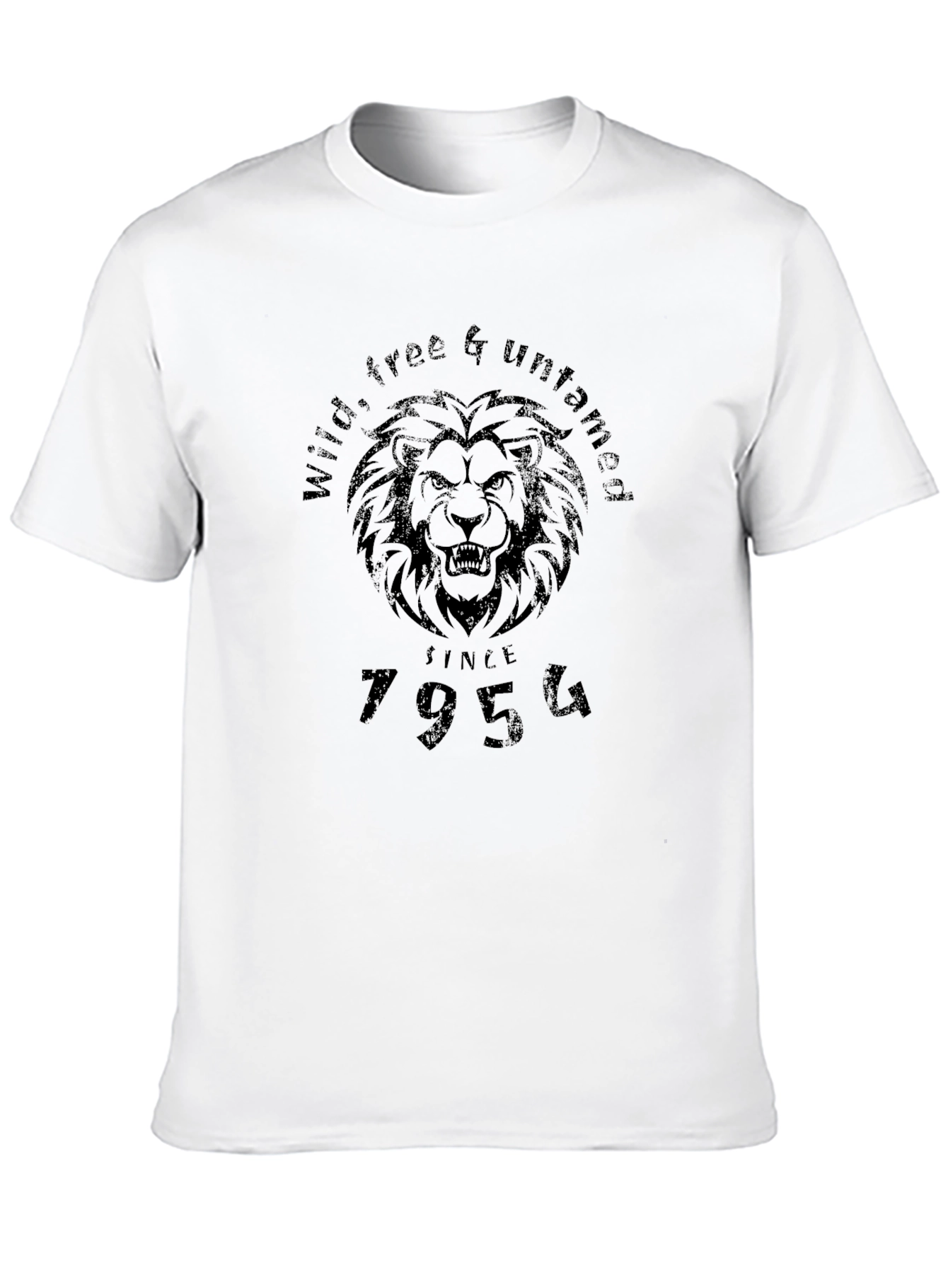 Wild Free & Untamed Lion Graphic Tee
