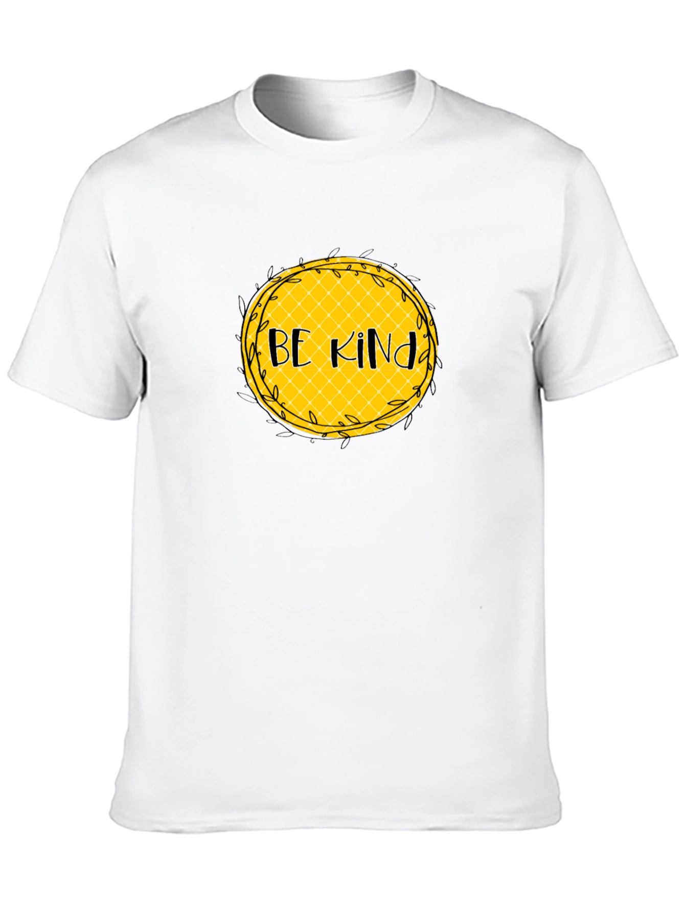 Be Kind Graphic Tee - Black Cotton Casual T-Shirt