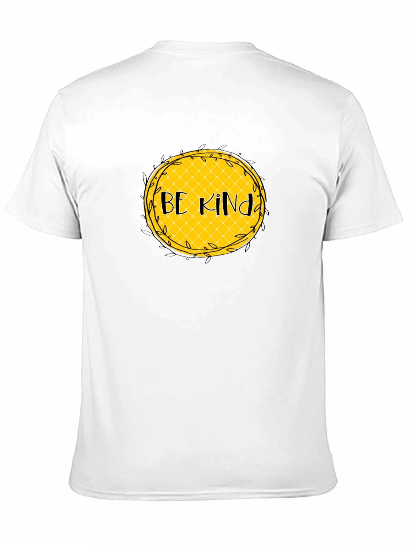 Be Kind Graphic Tee - Black Cotton Casual T-Shirt