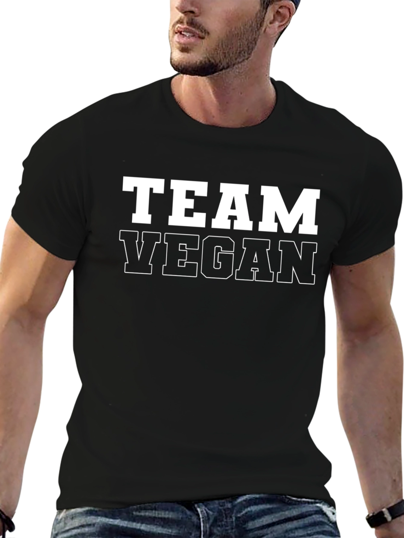 Team Vegan T-Shirt - Bold Statement Tee