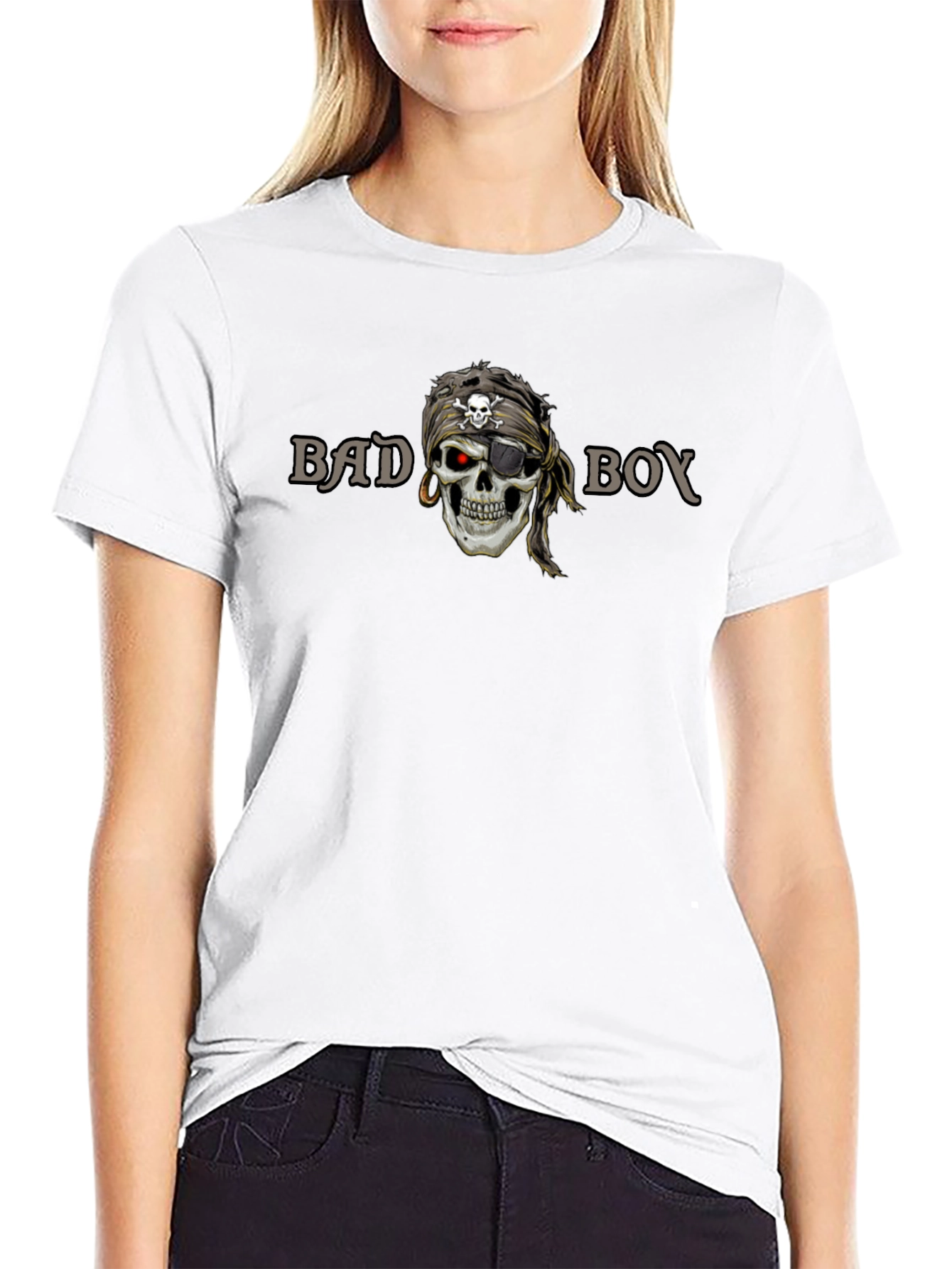 Bad Boy Pirate Skull T-Shirt