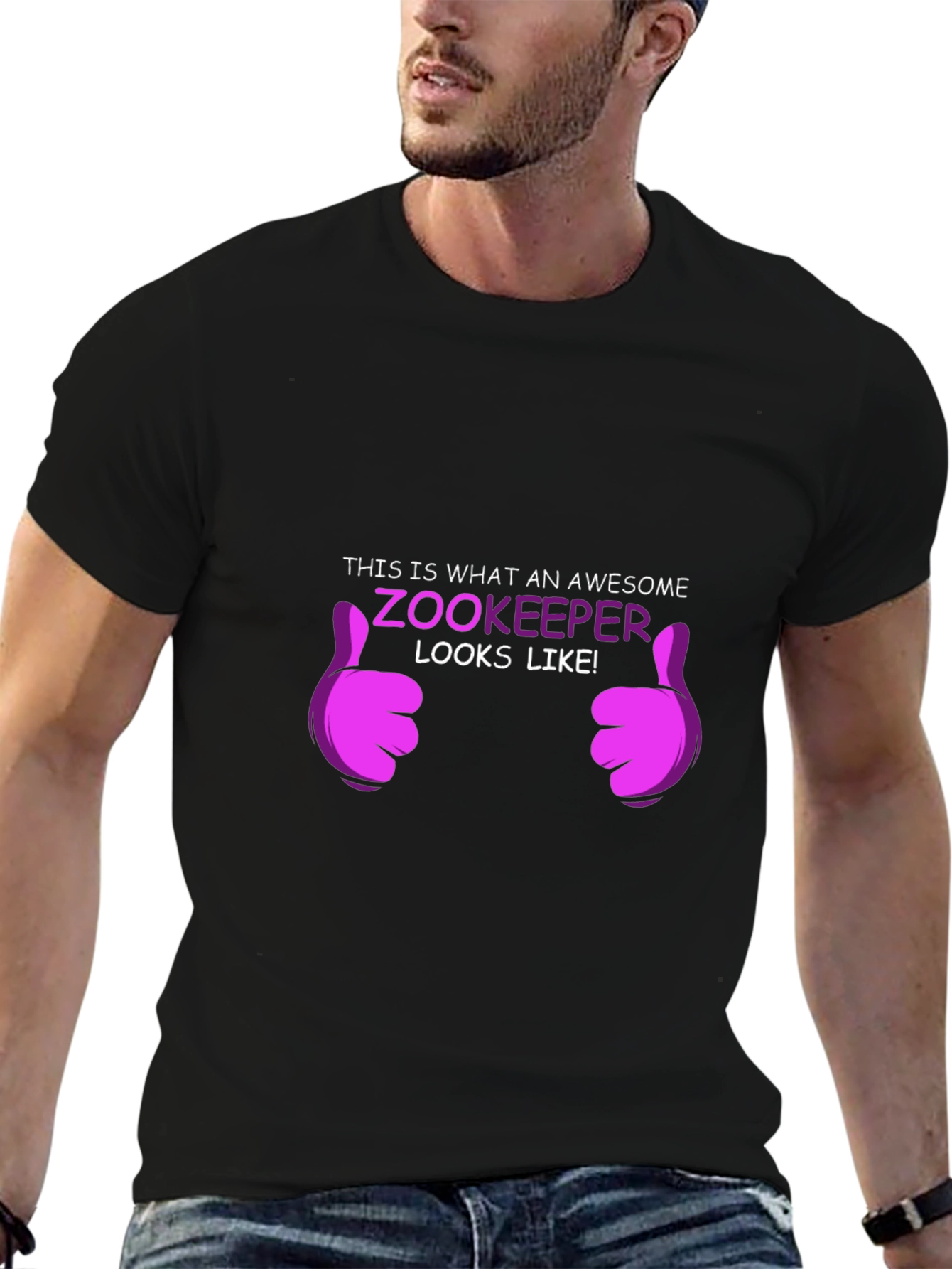 Awesome Zookeeper Graphic T-Shirt