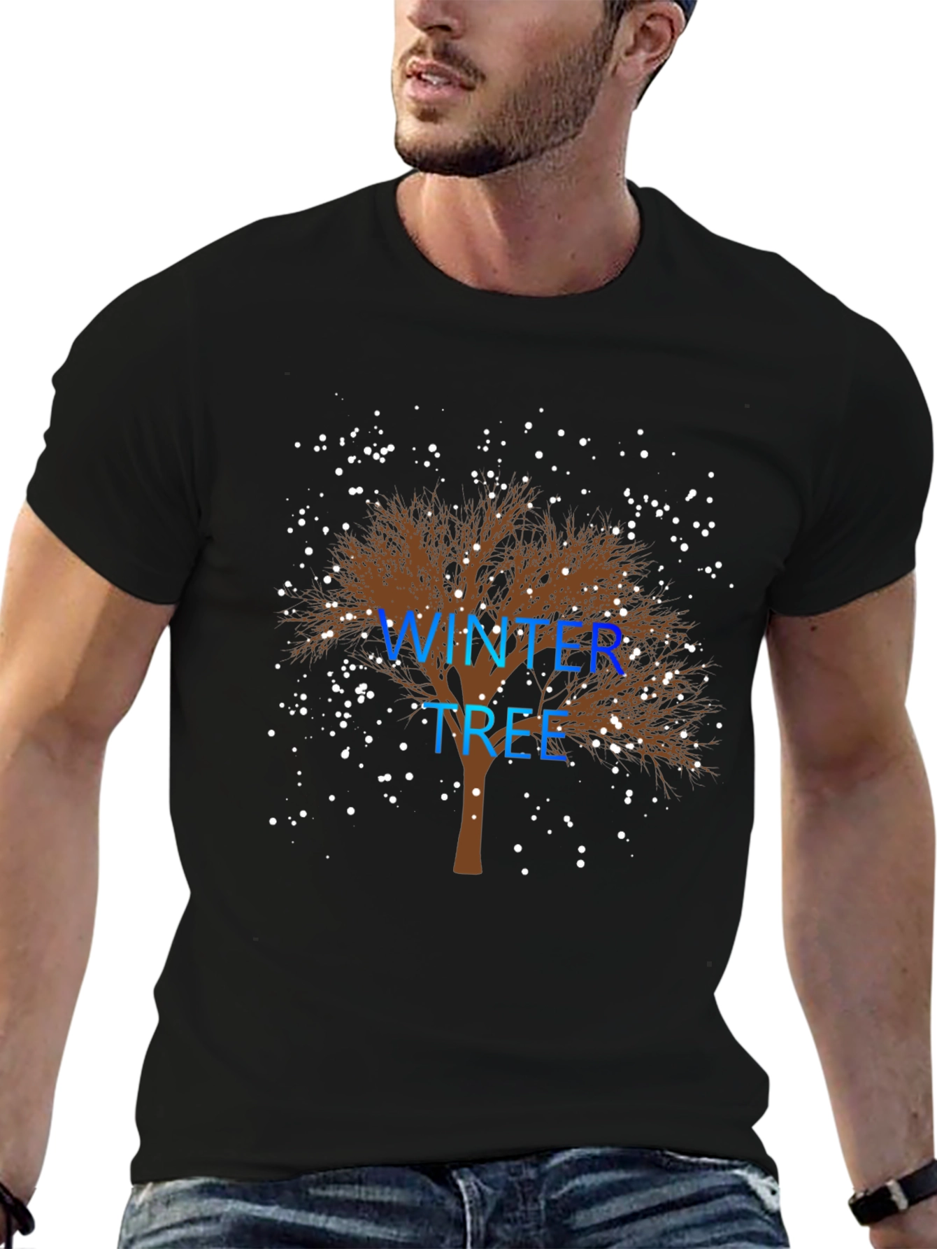 Winter Tree Graphic T-Shirt