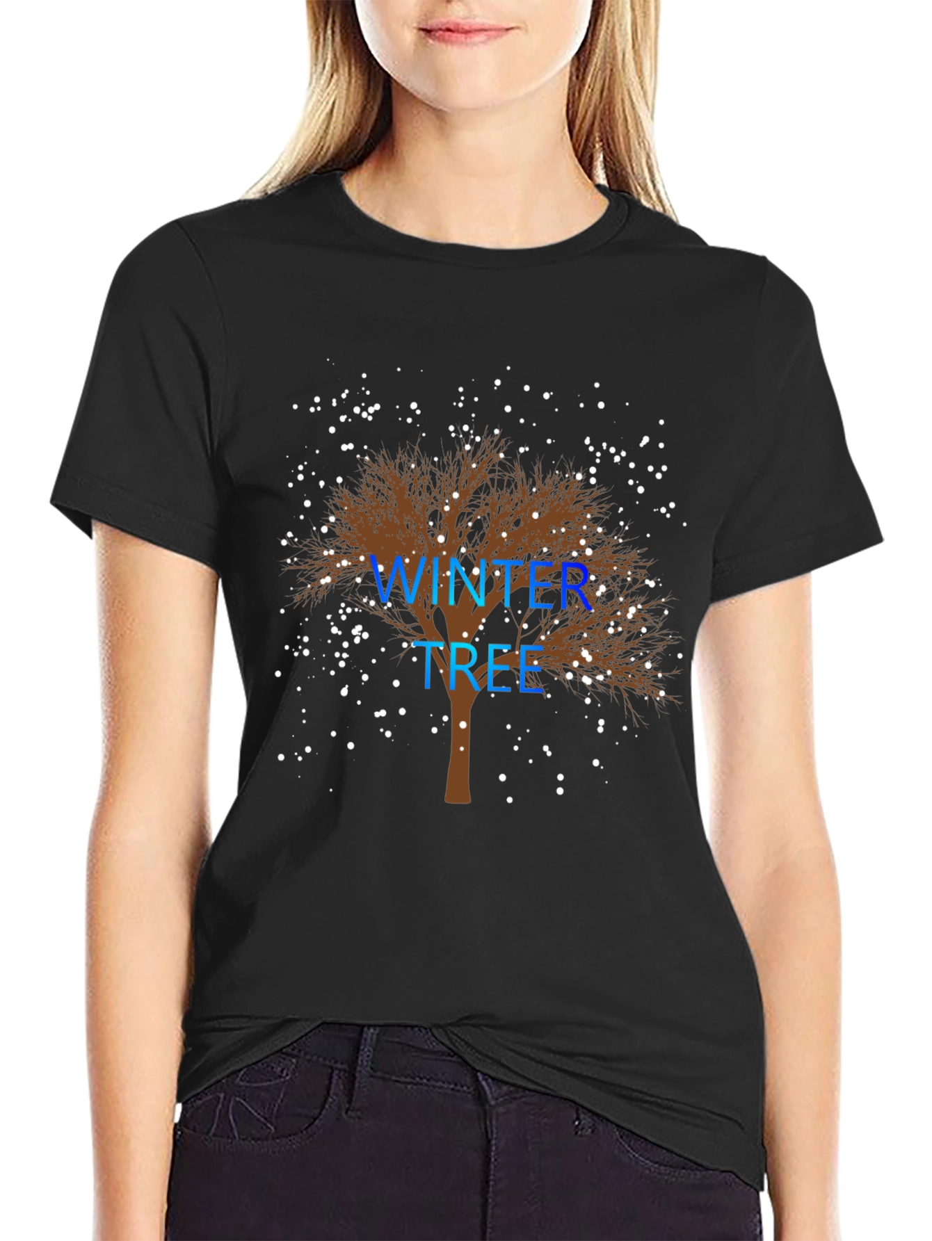 Winter Tree Graphic T-Shirt