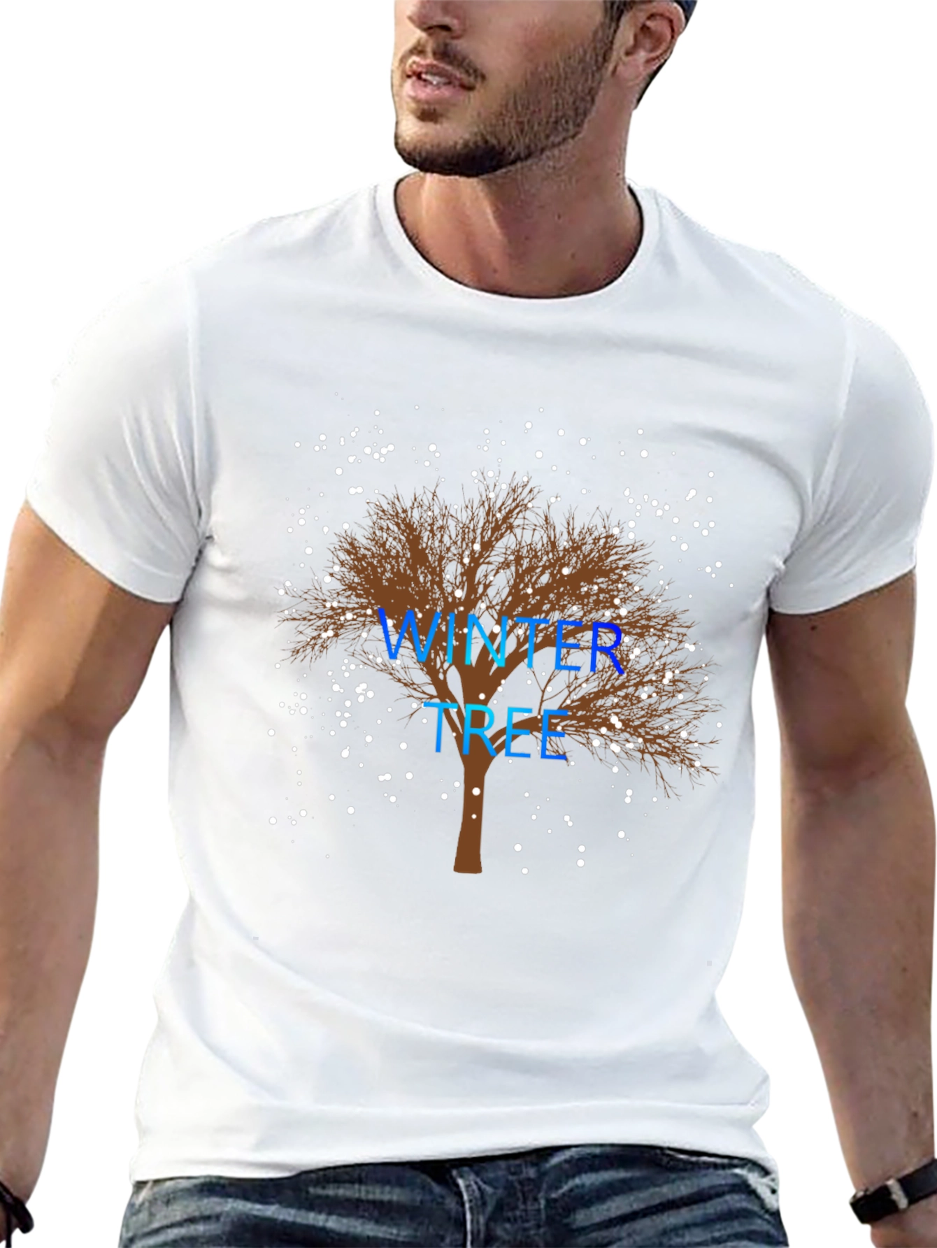 Winter Tree Graphic T-Shirt