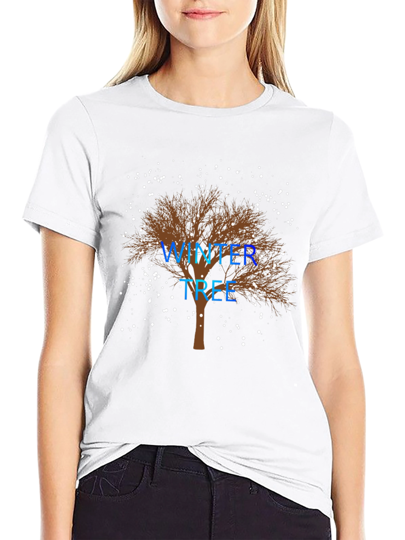 Winter Tree Graphic T-Shirt