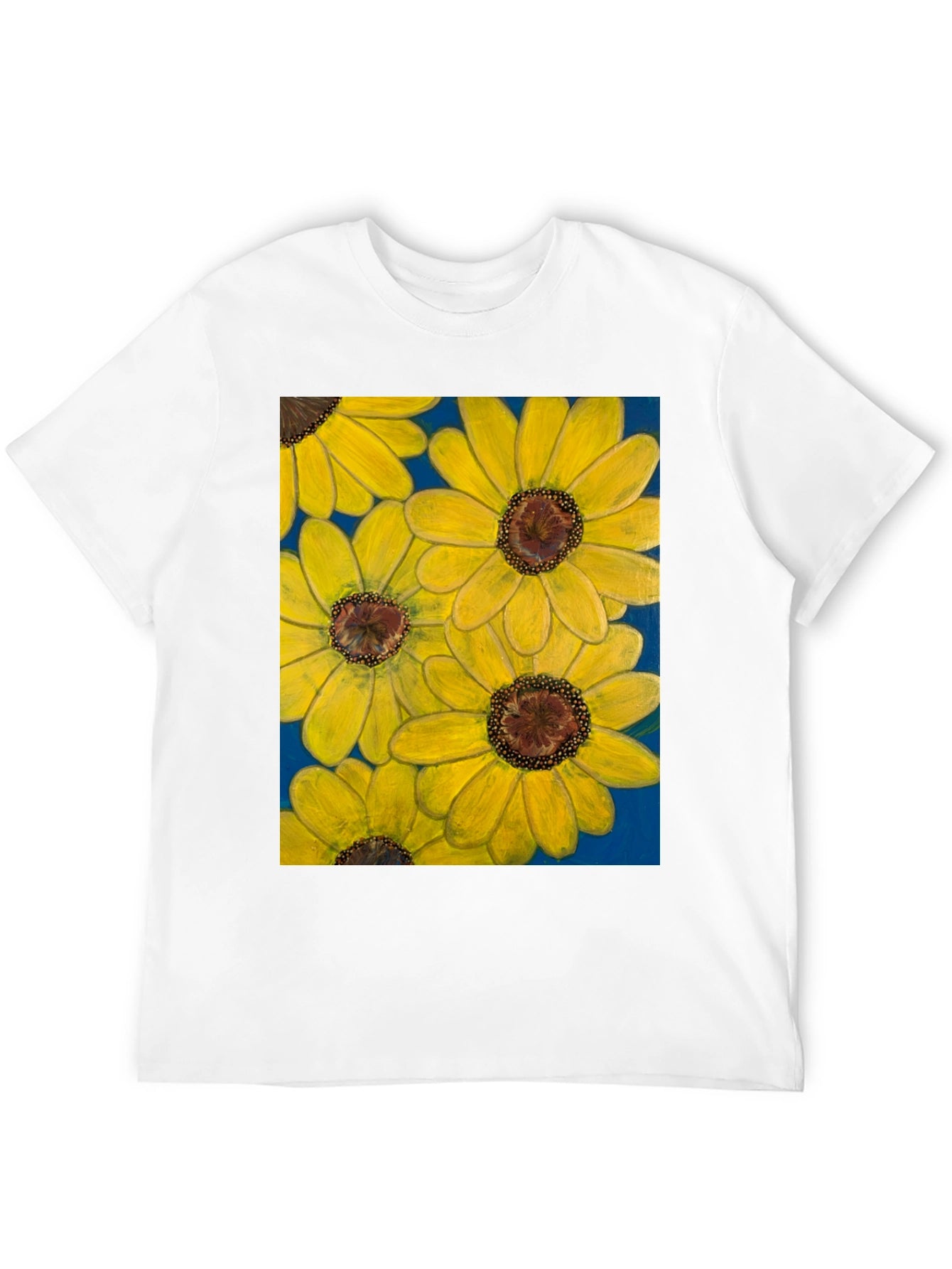 Sunflower Floral Print T-Shirt