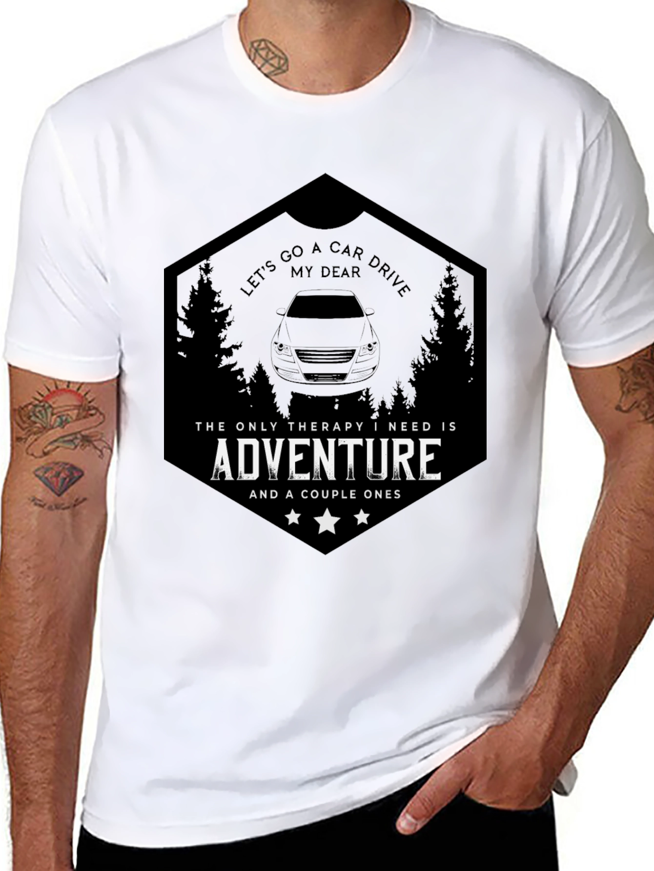 Adventure Car Drive Graphic T-Shirt