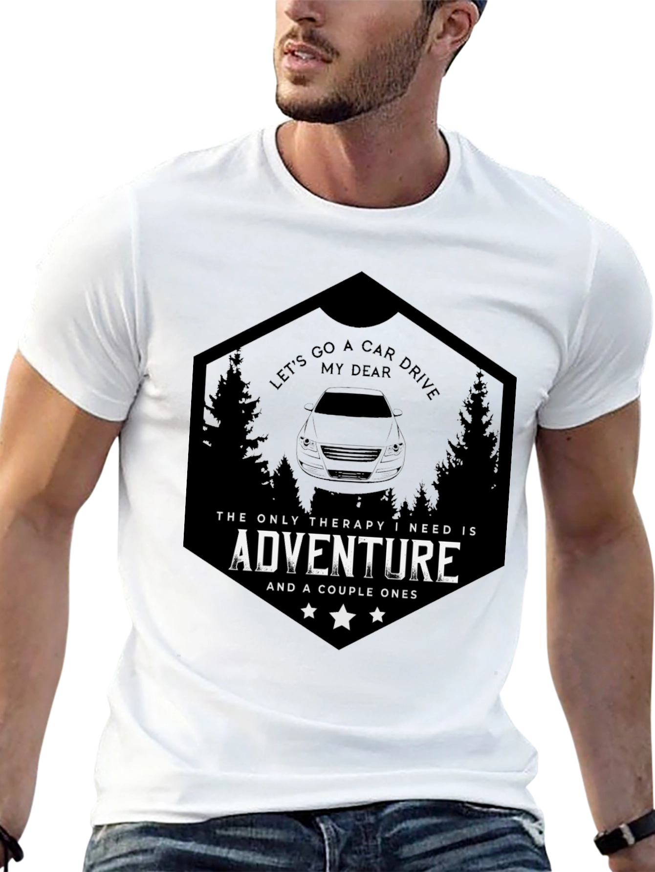 Adventure Car Drive Graphic T-Shirt