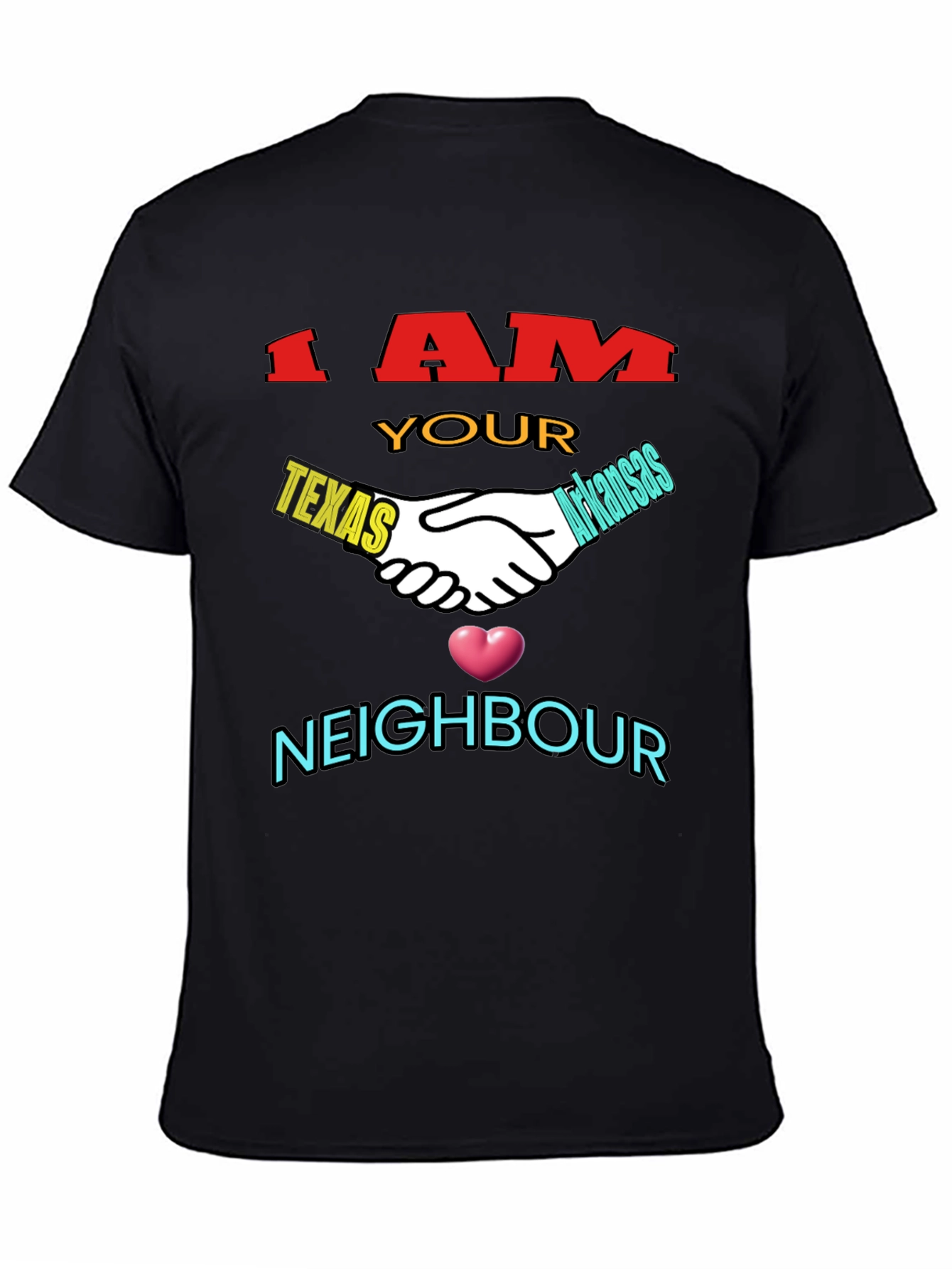 Texas & Arkansas Neighbor T-Shirt