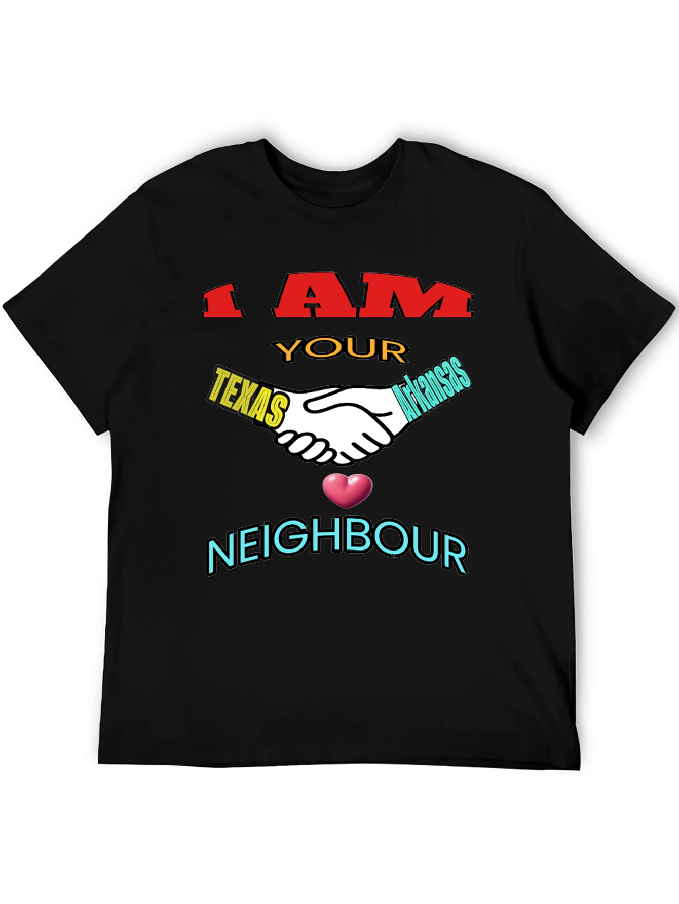 Texas & Arkansas Neighbor T-Shirt