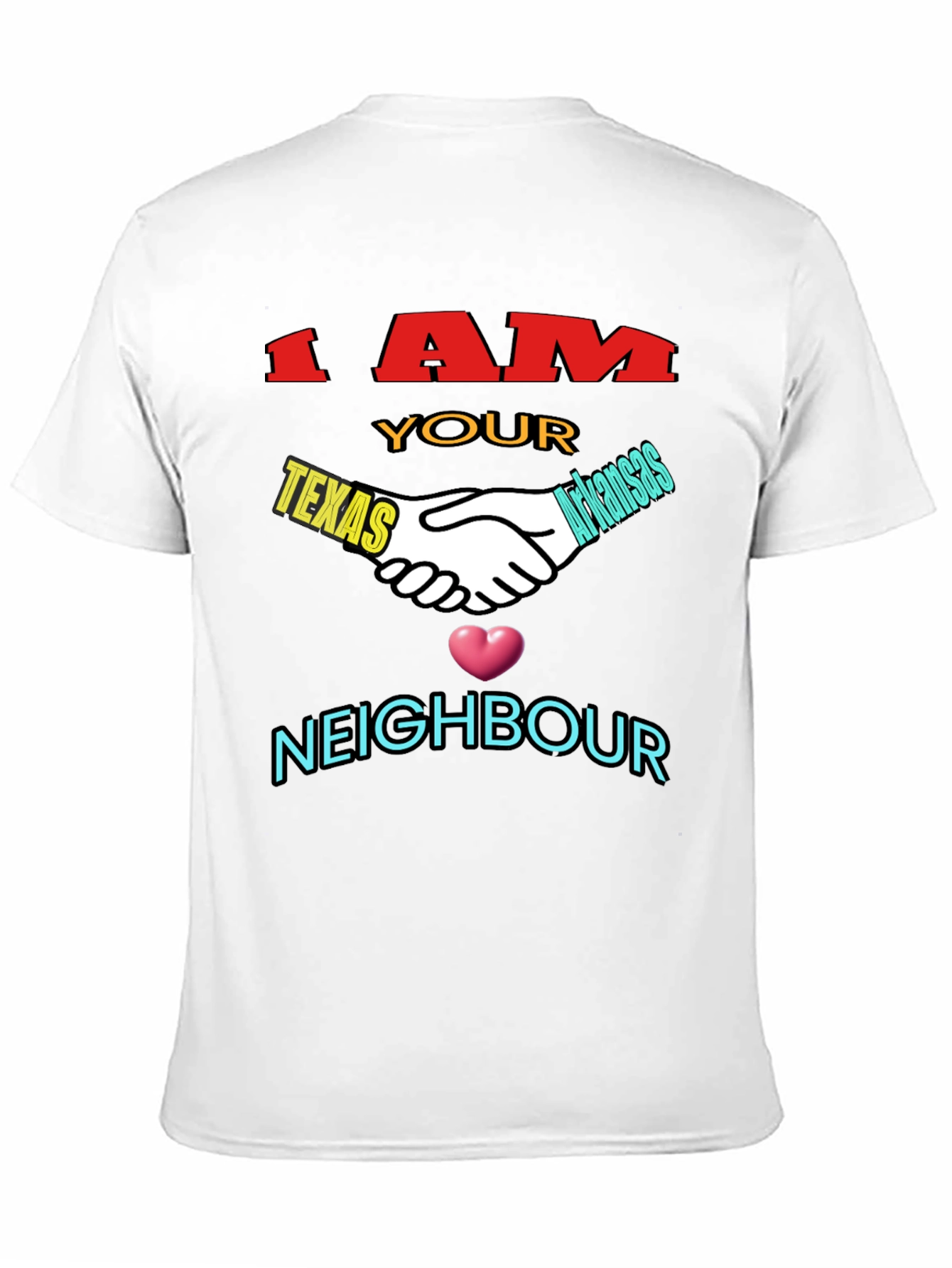 Texas & Arkansas Neighbor T-Shirt