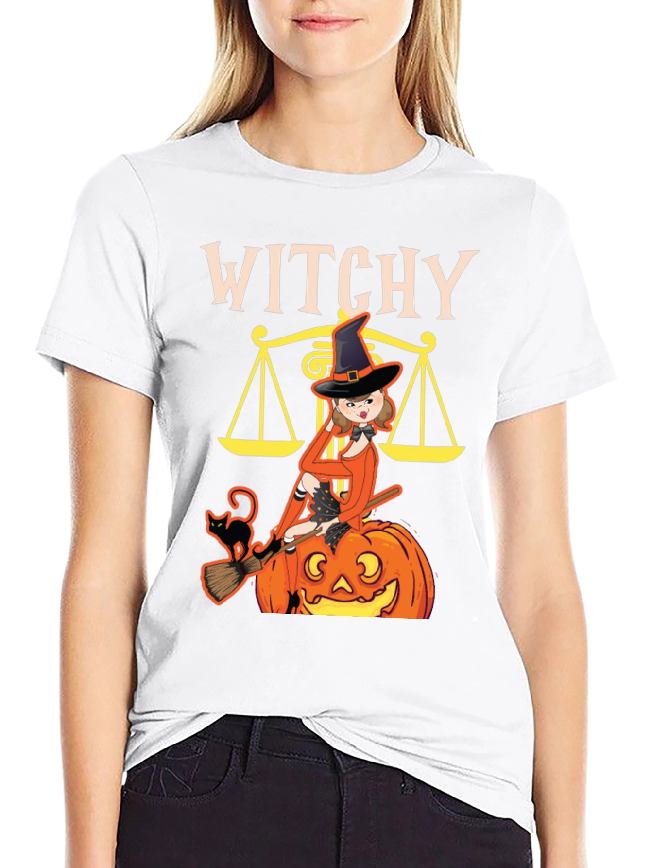 Witchy Lawyer Halloween T-Shirt