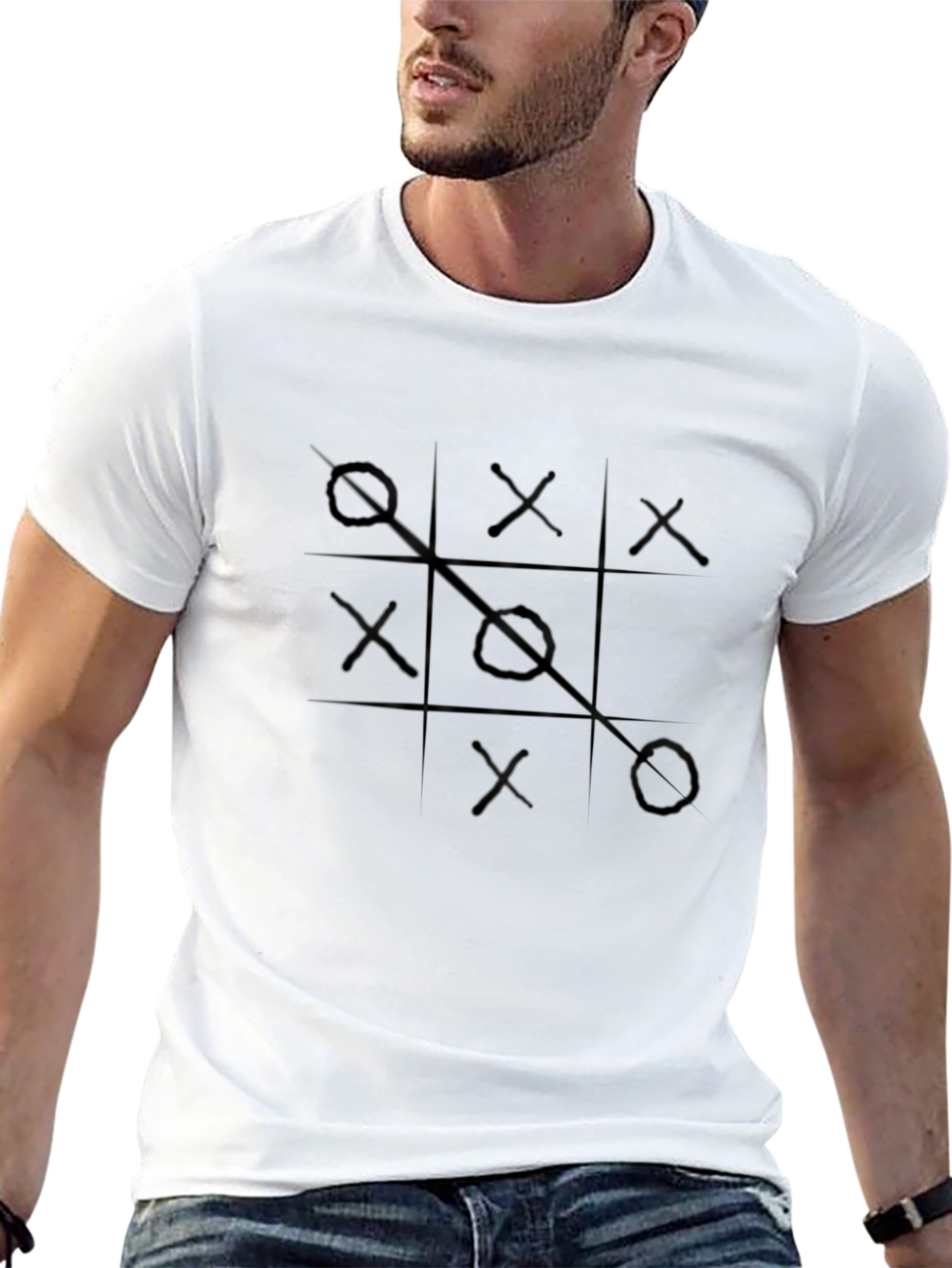 Tic-Tac-Toe Graphic T-Shirt