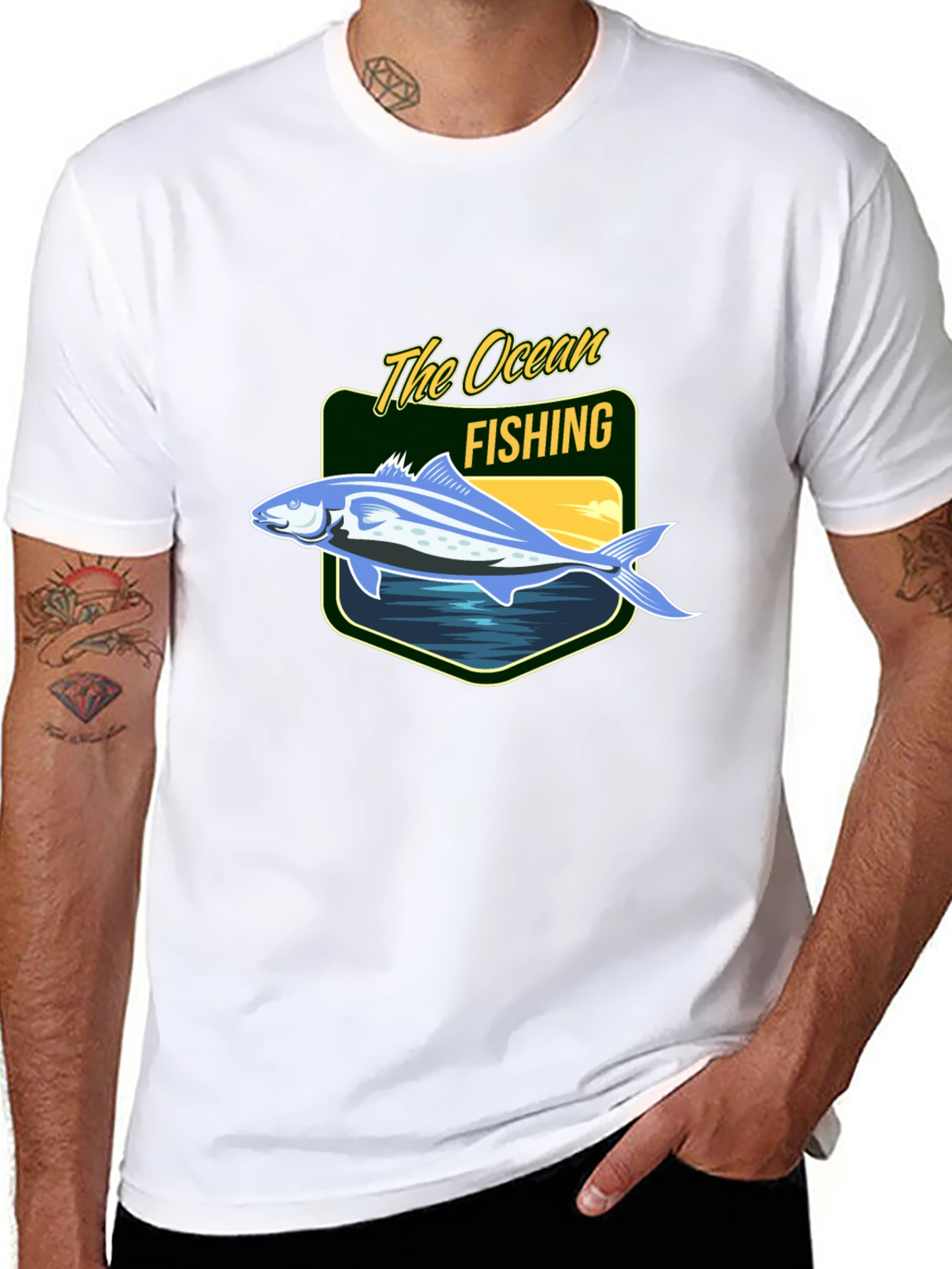 The Ocean Fishing Graphic T-Shirt