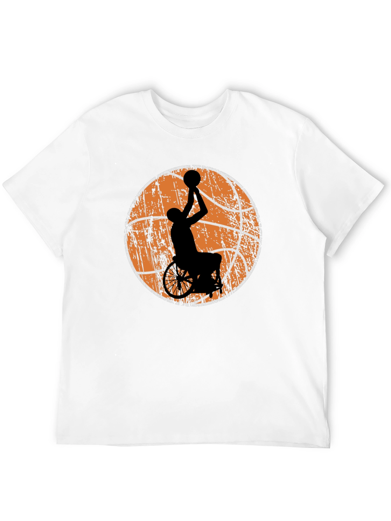 Wheelchair Basketball Graphic Tee - Black