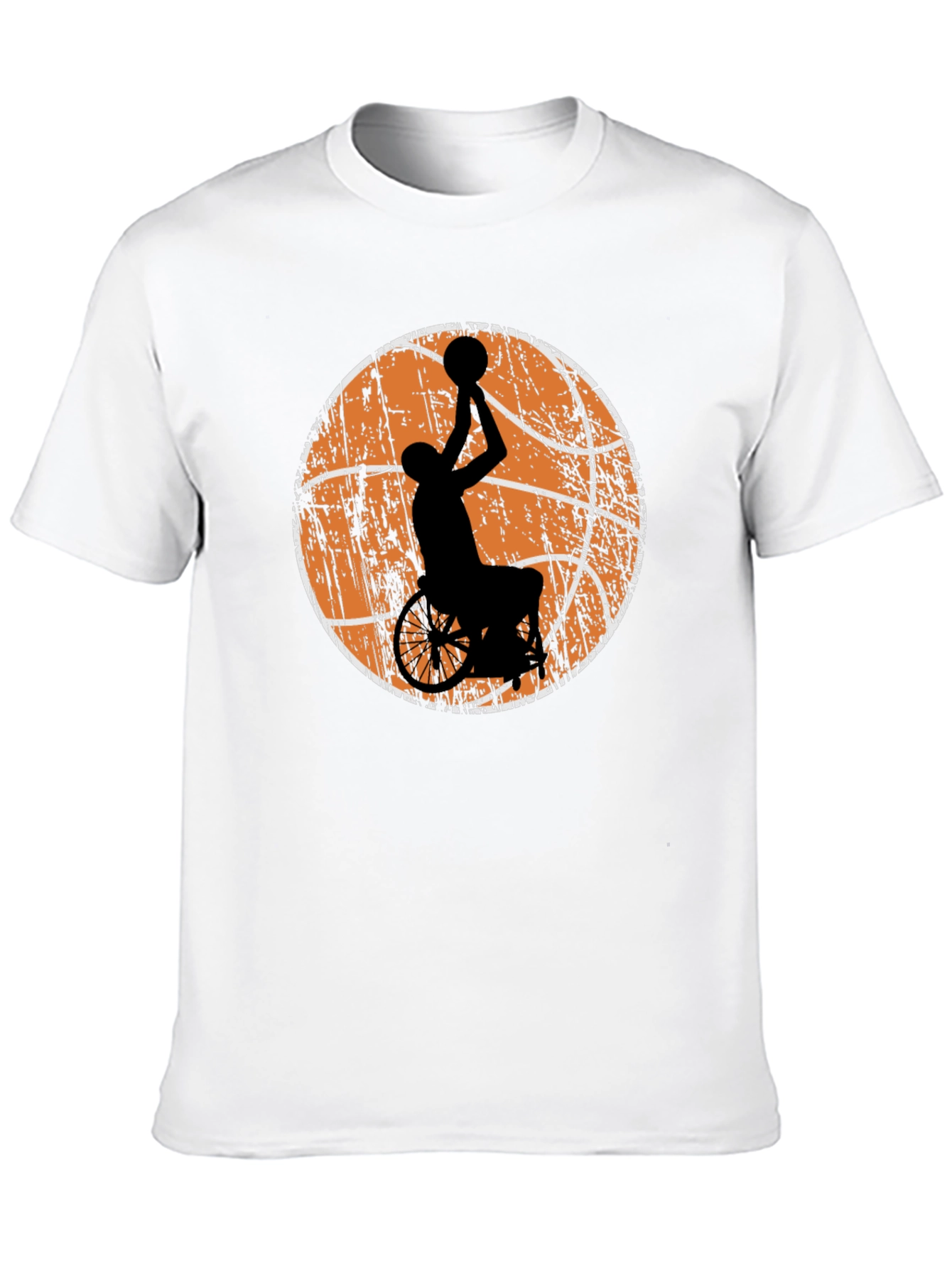 Wheelchair Basketball Graphic Tee - Black