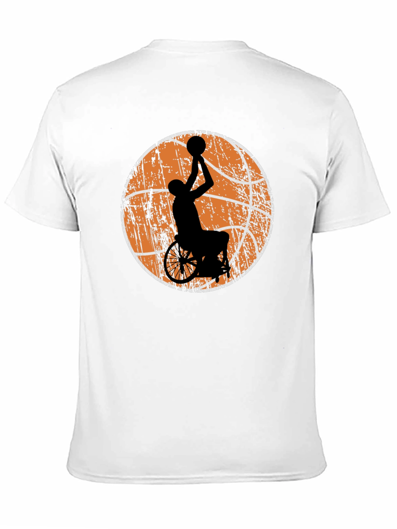 Wheelchair Basketball Graphic Tee - Black