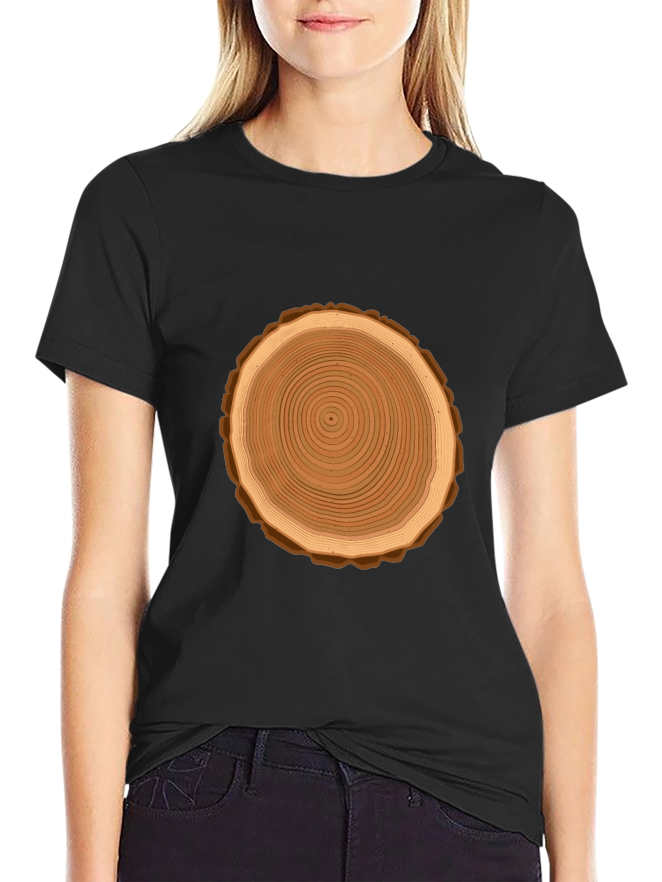 Tree Ring Graphic Tee - Nature Lovers Shirt