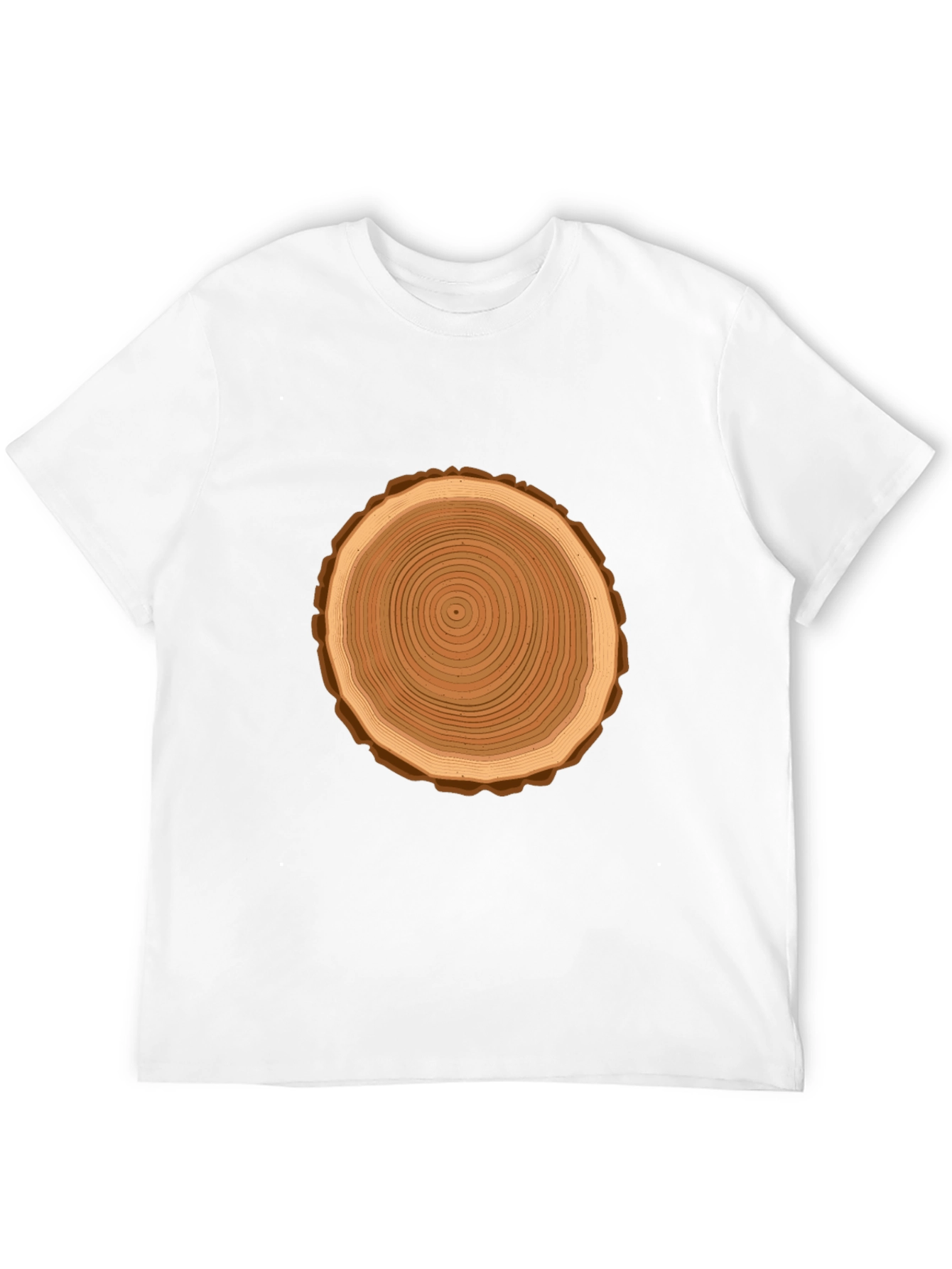 Tree Ring Graphic Tee - Nature Lovers Shirt