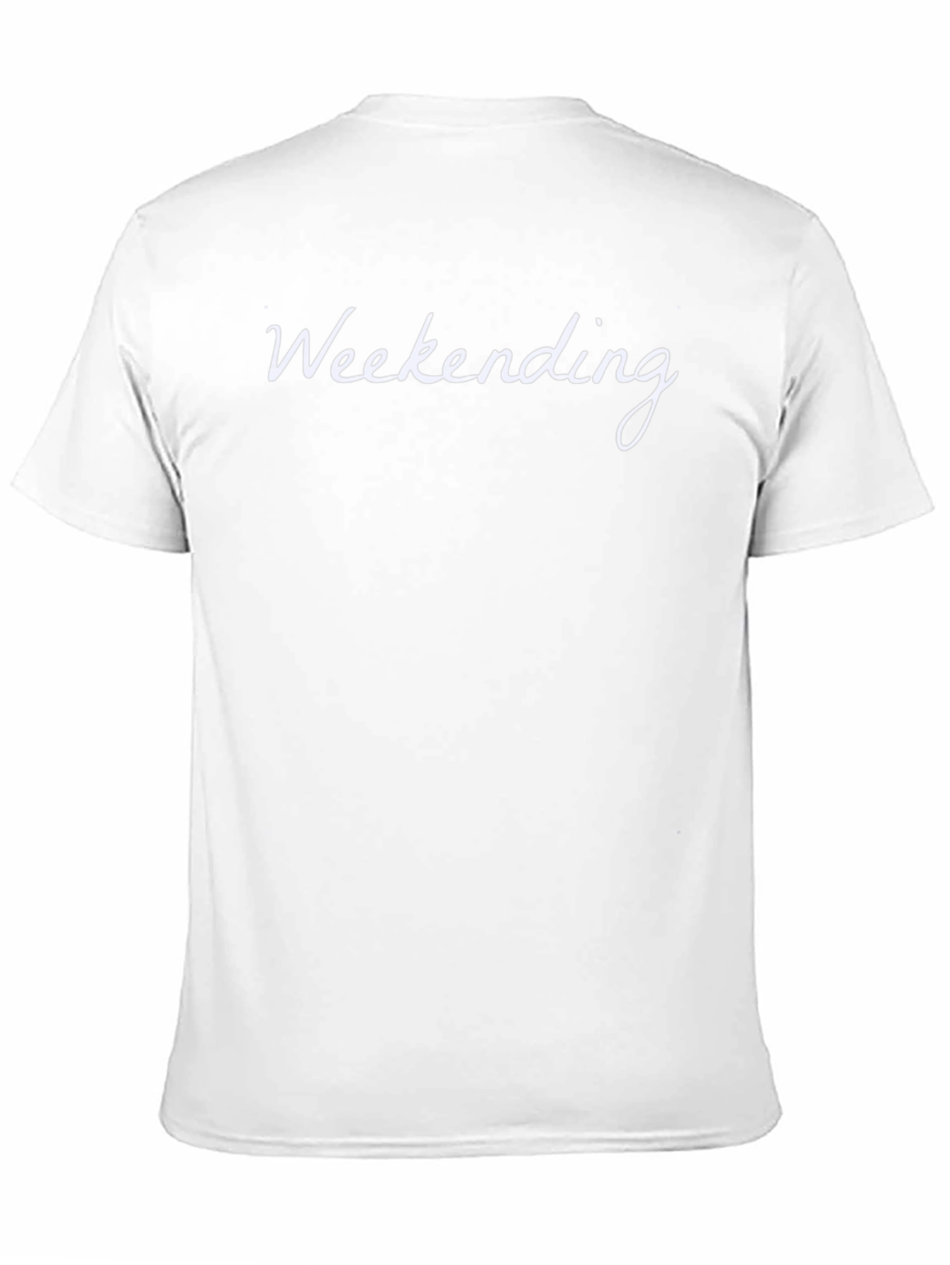 Weekending Black Tee - Relaxed Weekend Vibes