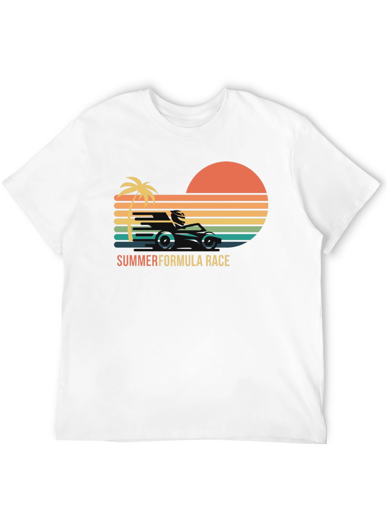 Summer Formula Race Black T-Shirt