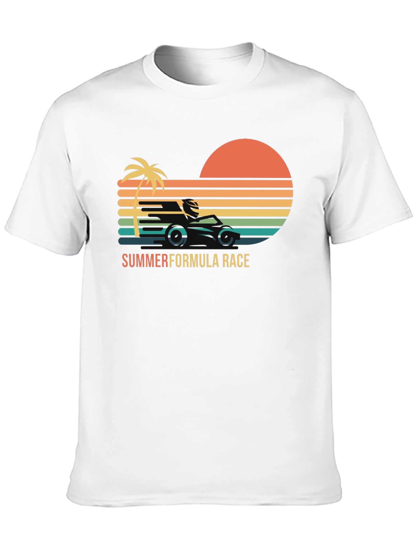Summer Formula Race Black T-Shirt
