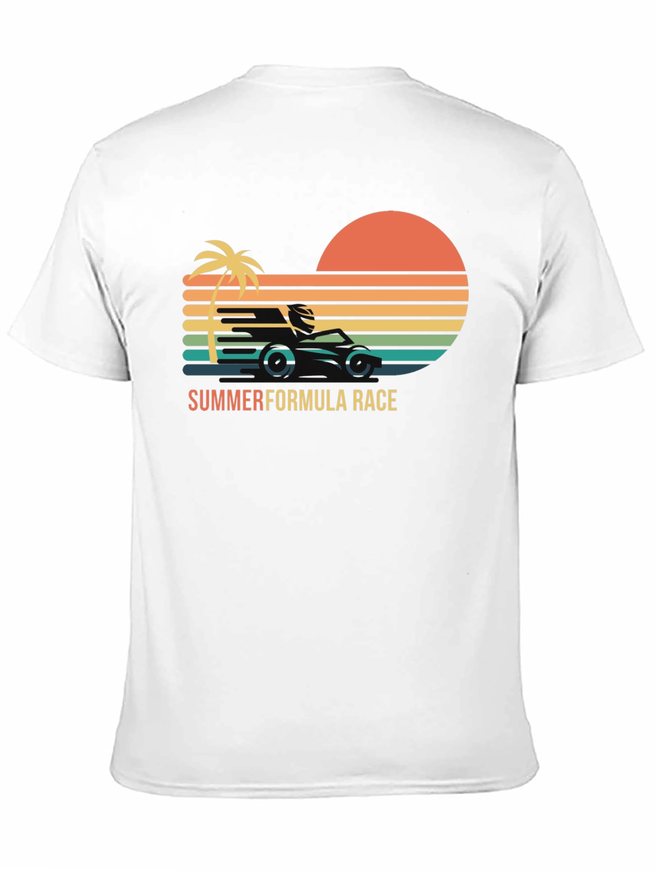 Summer Formula Race Black T-Shirt