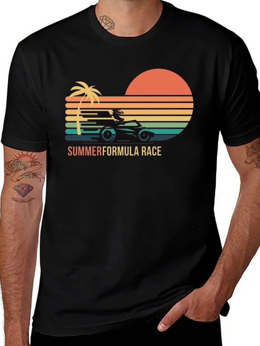 Summer Formula Race Black T-Shirt