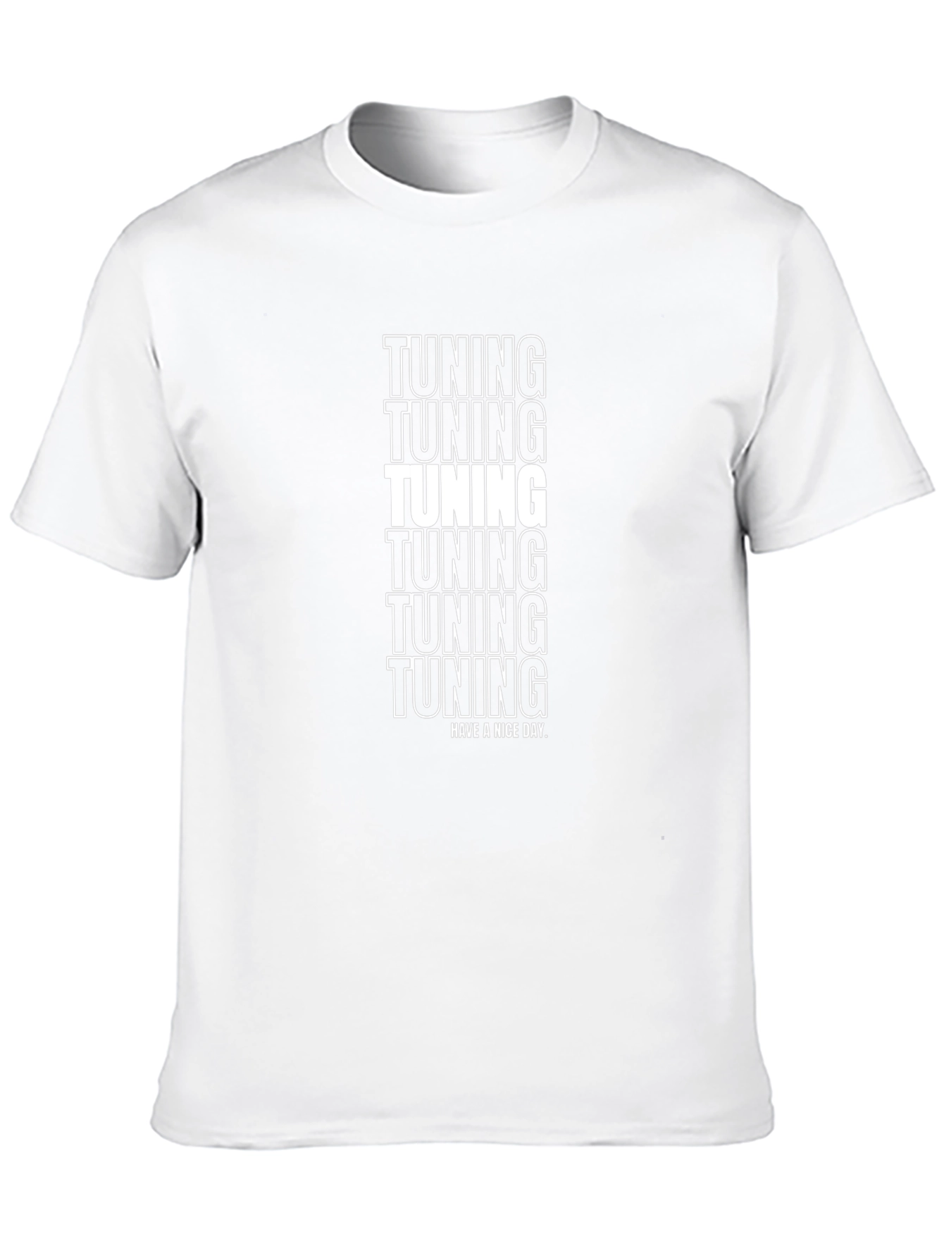 Tuning Black T-Shirt - Have A Nice Day Tee