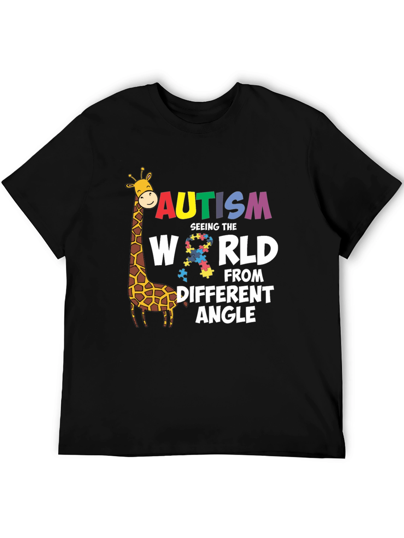 Autism Awareness Giraffe T-Shirt